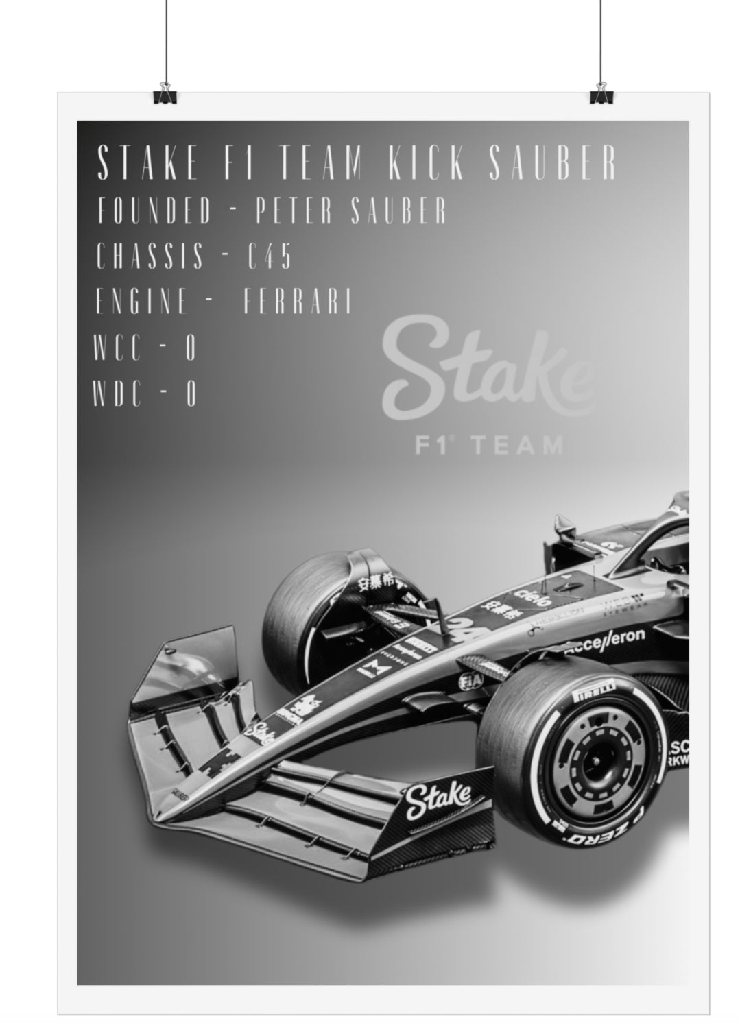 Kick Sauber Poster