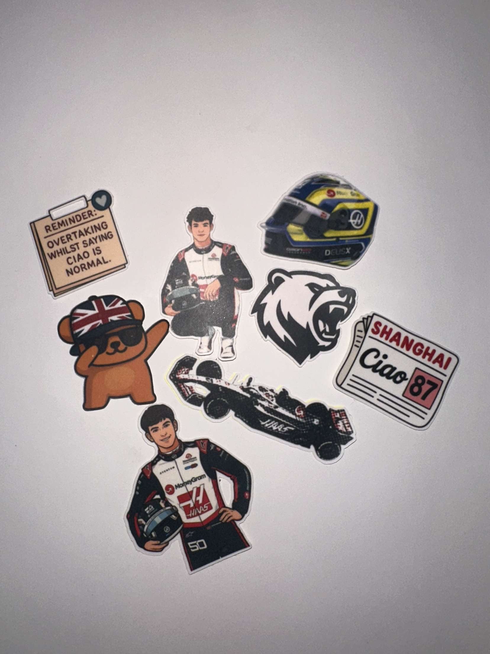 Ollie Bearman Stickers