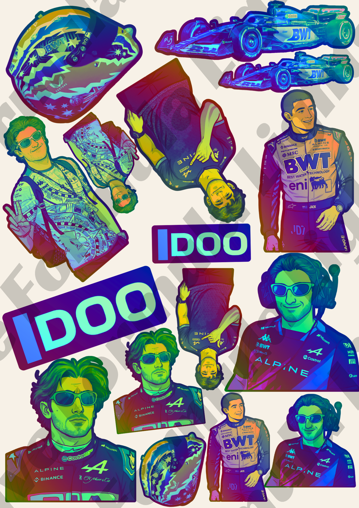 Jack Doohan Stickers