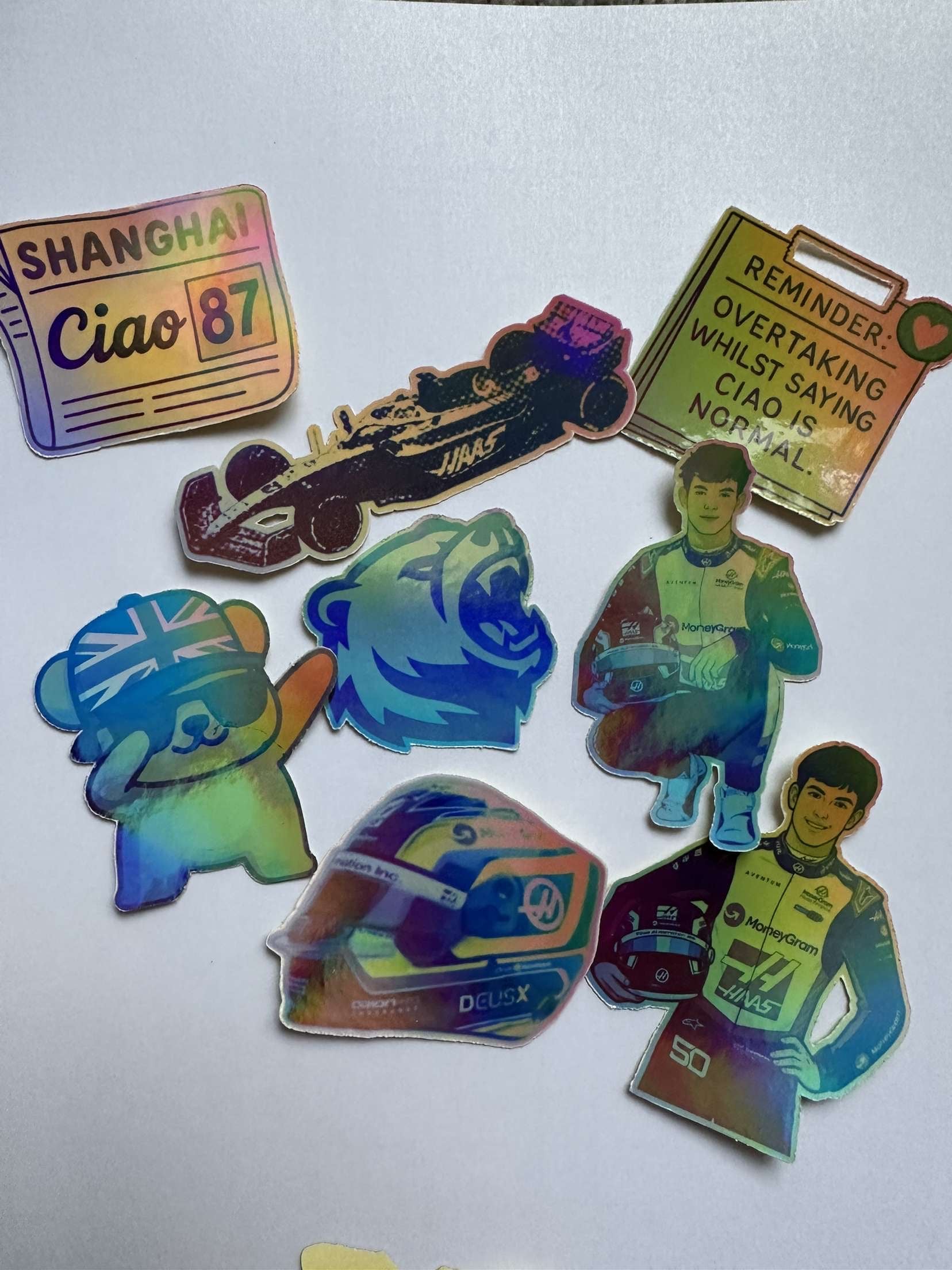 Ollie Bearman Stickers