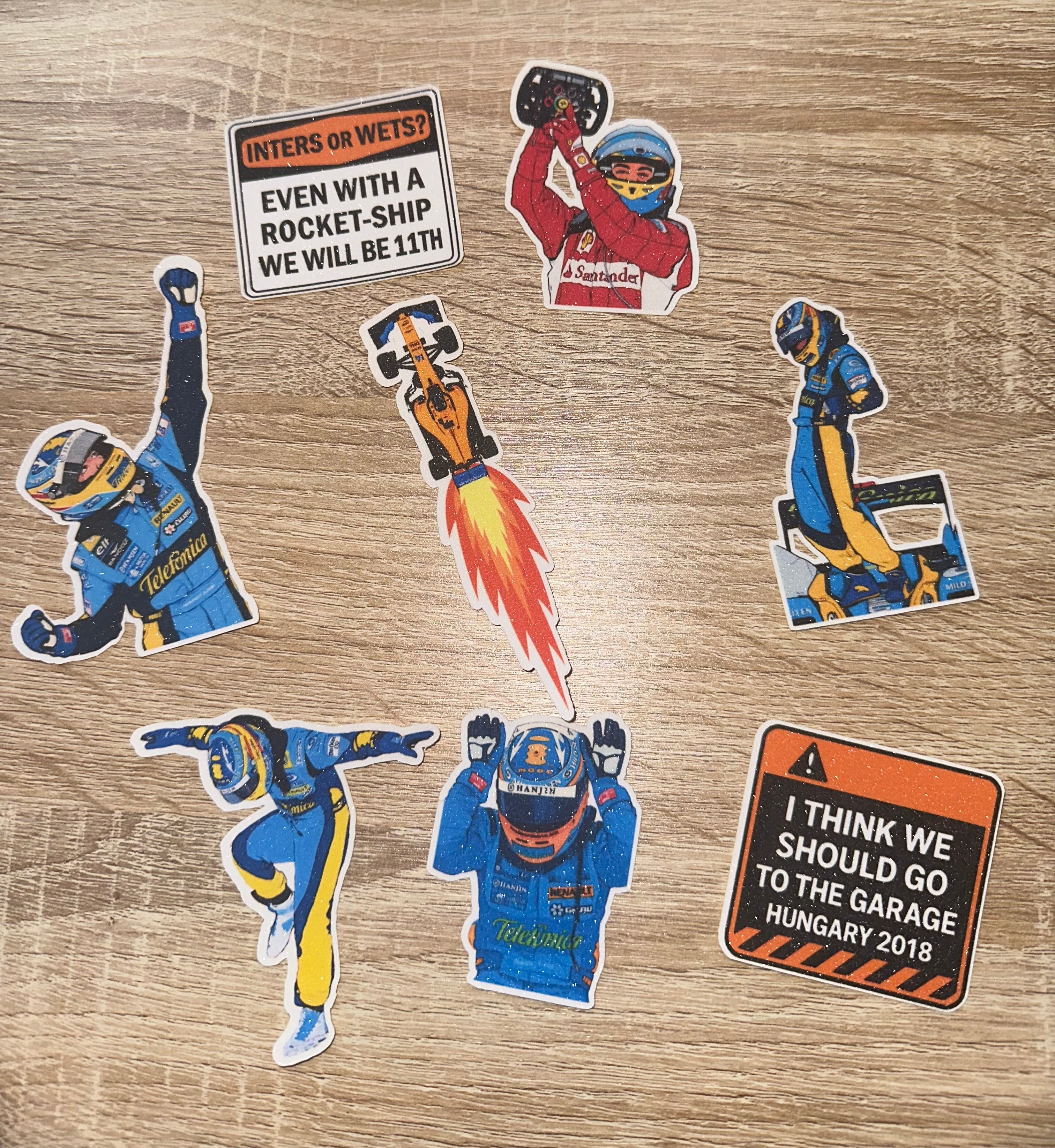 Fernando Alonso Stickers