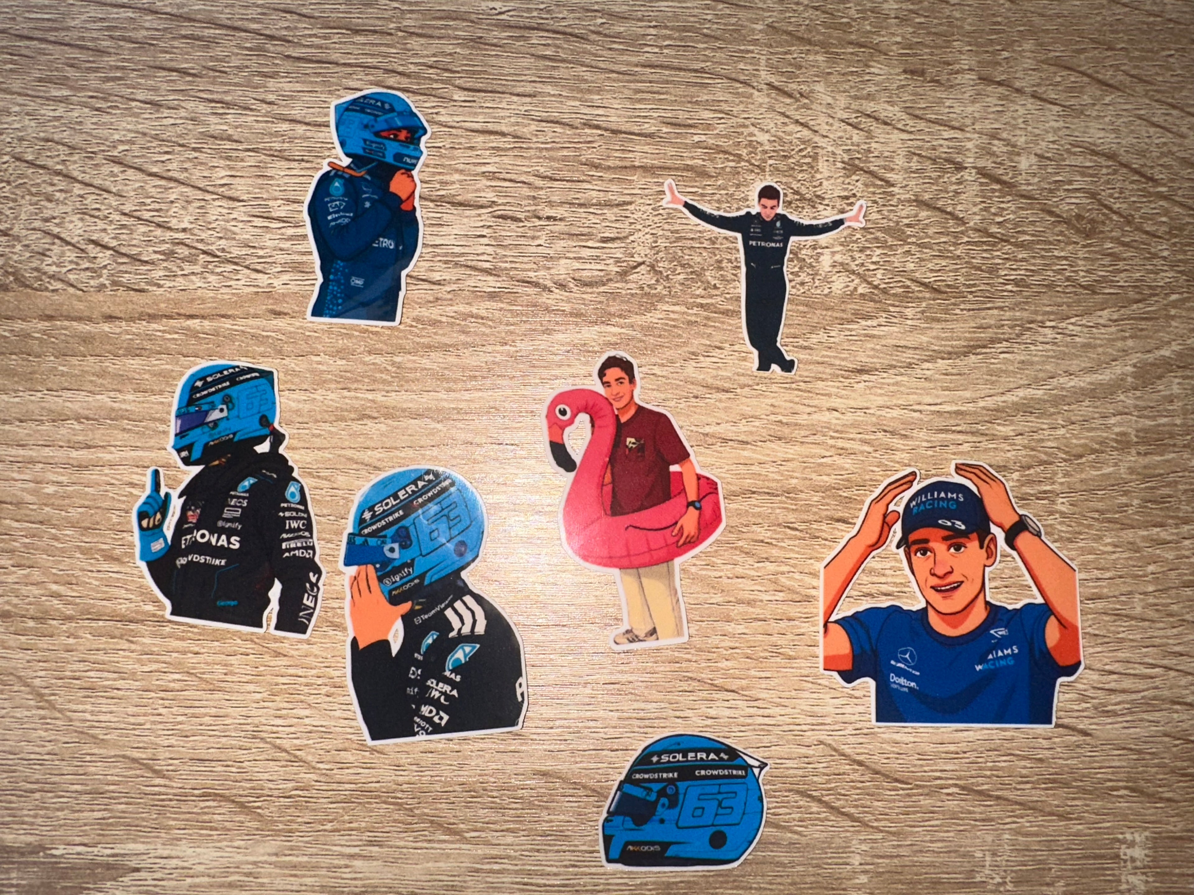 George Russell Stickers
