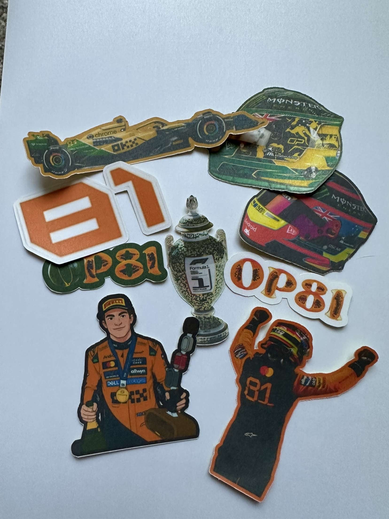 Oscar Piastri Stickers