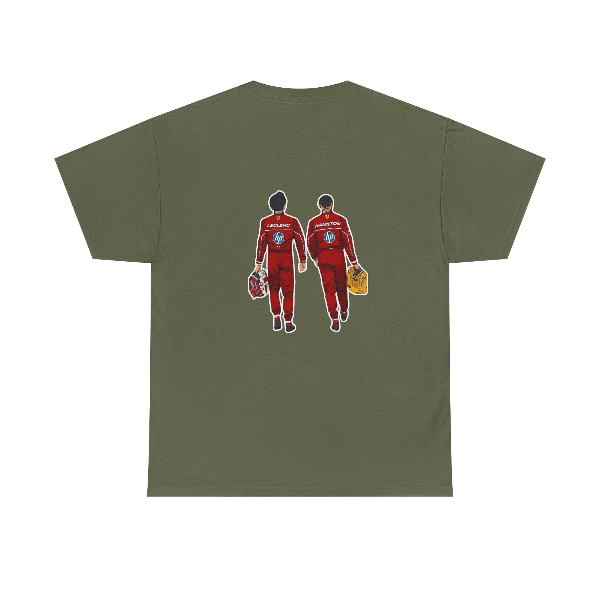 Charles Leclerc + Lewis Hamilton Cotton T-Shirt