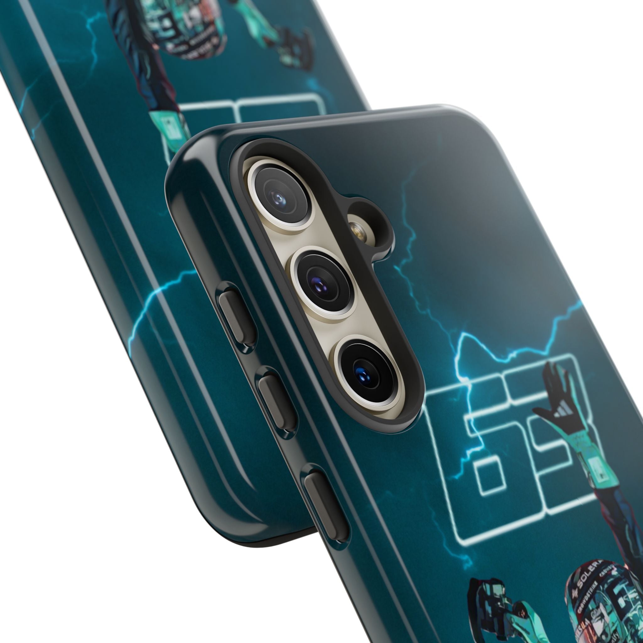 George Russell Blue Electric Phone Case (Glossy and Matte)