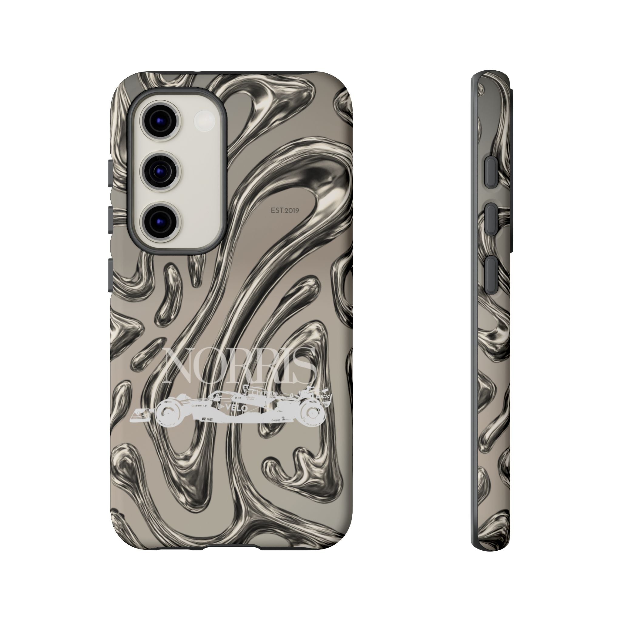 Lando Norris Chrome Phone Case (Glossy and Matte)