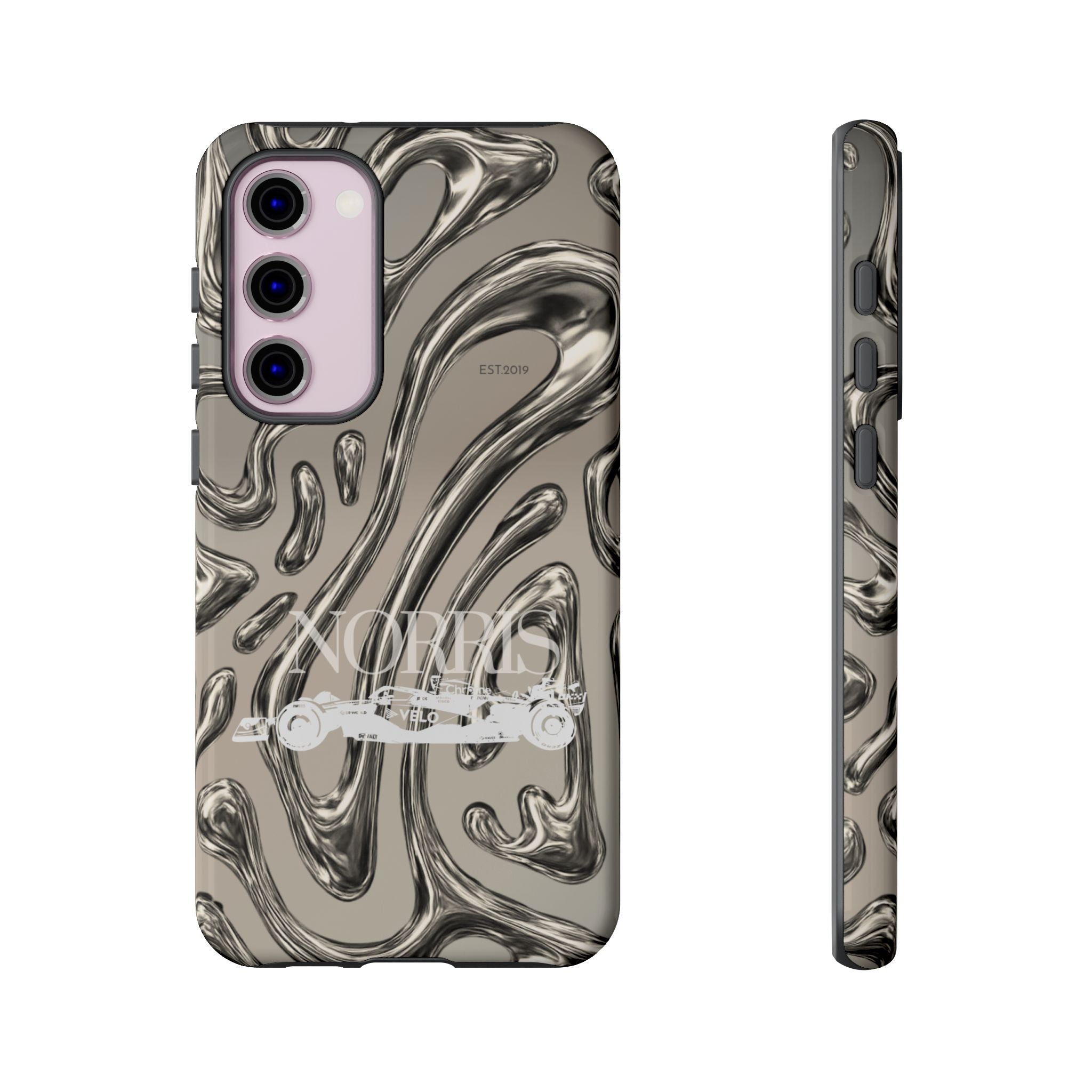 Lando Norris Chrome Phone Case (Glossy and Matte)