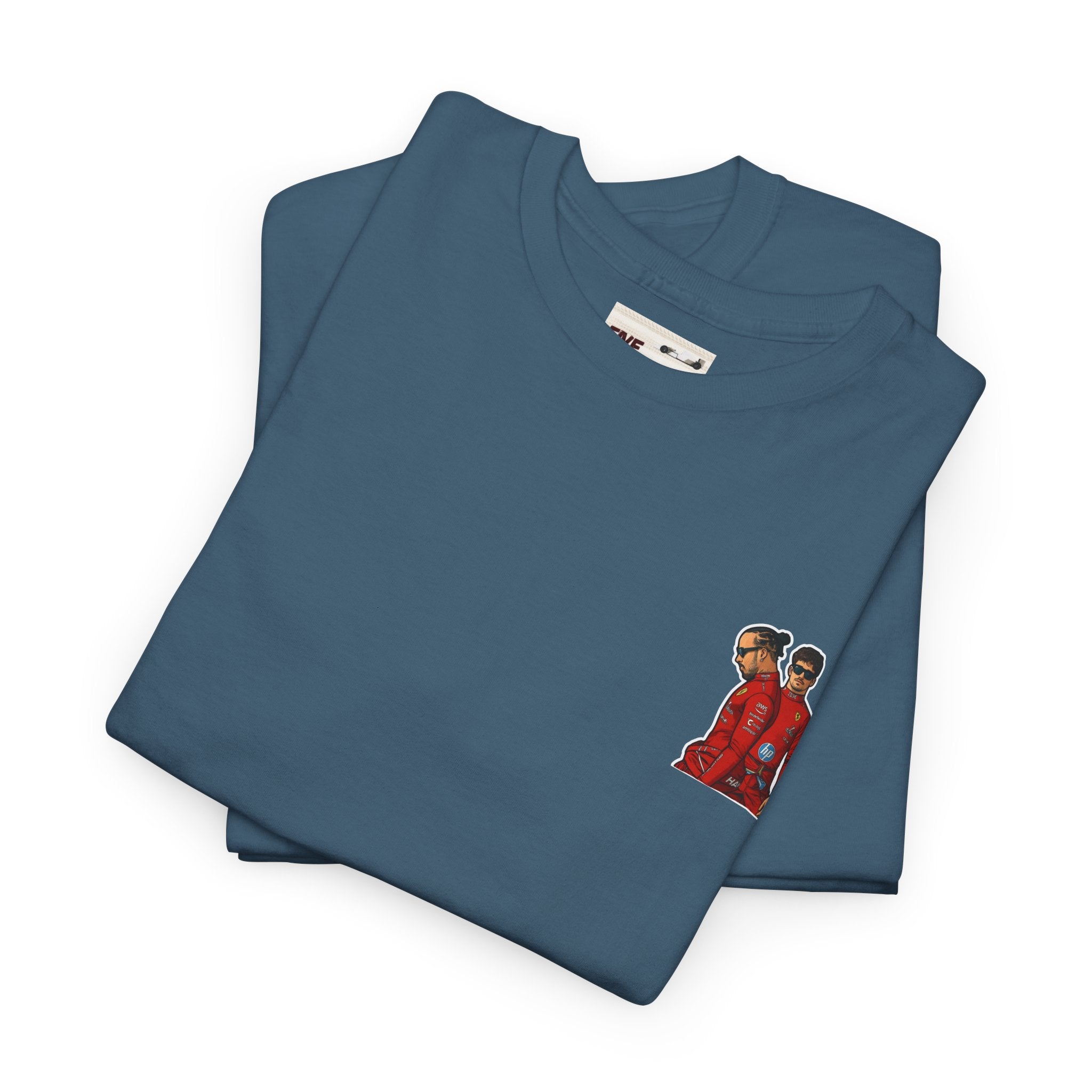 Charles Leclerc + Lewis Hamilton Cotton T-Shirt