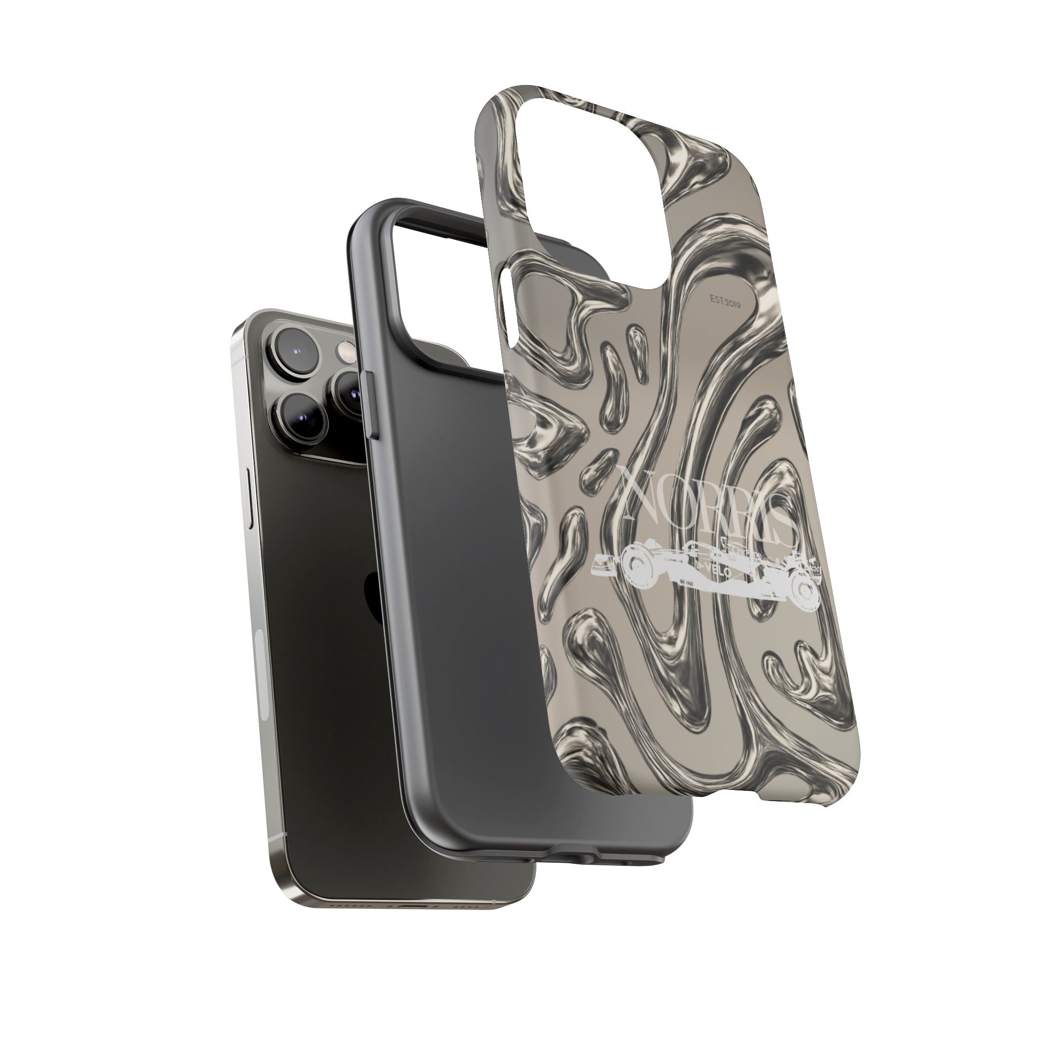 Lando Norris Chrome Phone Case (Glossy and Matte)