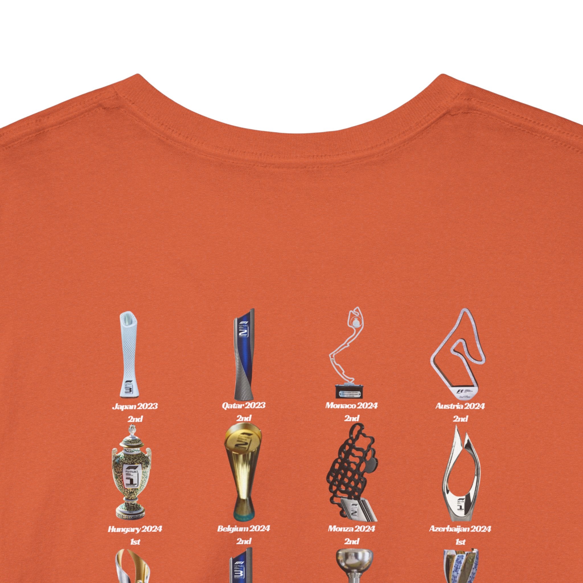 Oscar Piastri Cotton T-Shirt -  F1 Career Trophies