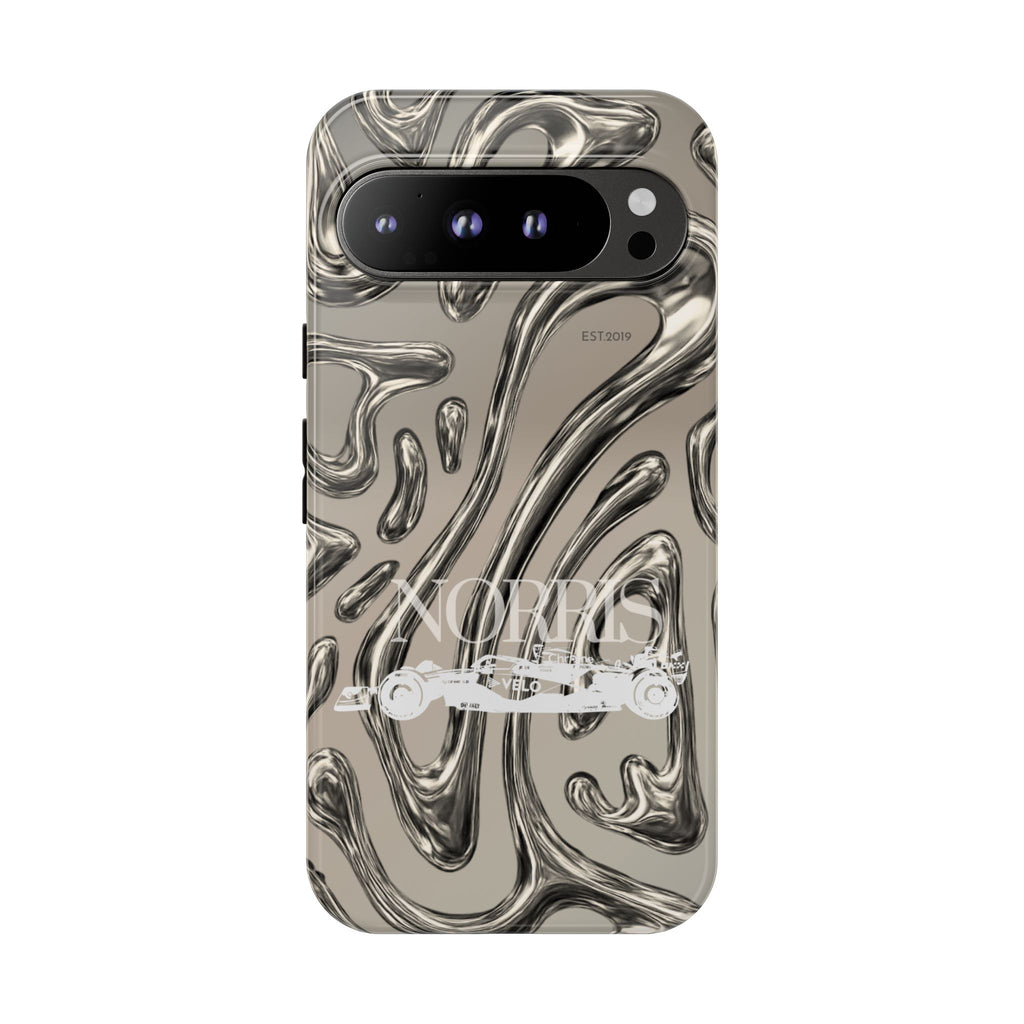 Lando Norris Chrome Phone Case (Glossy and Matte)