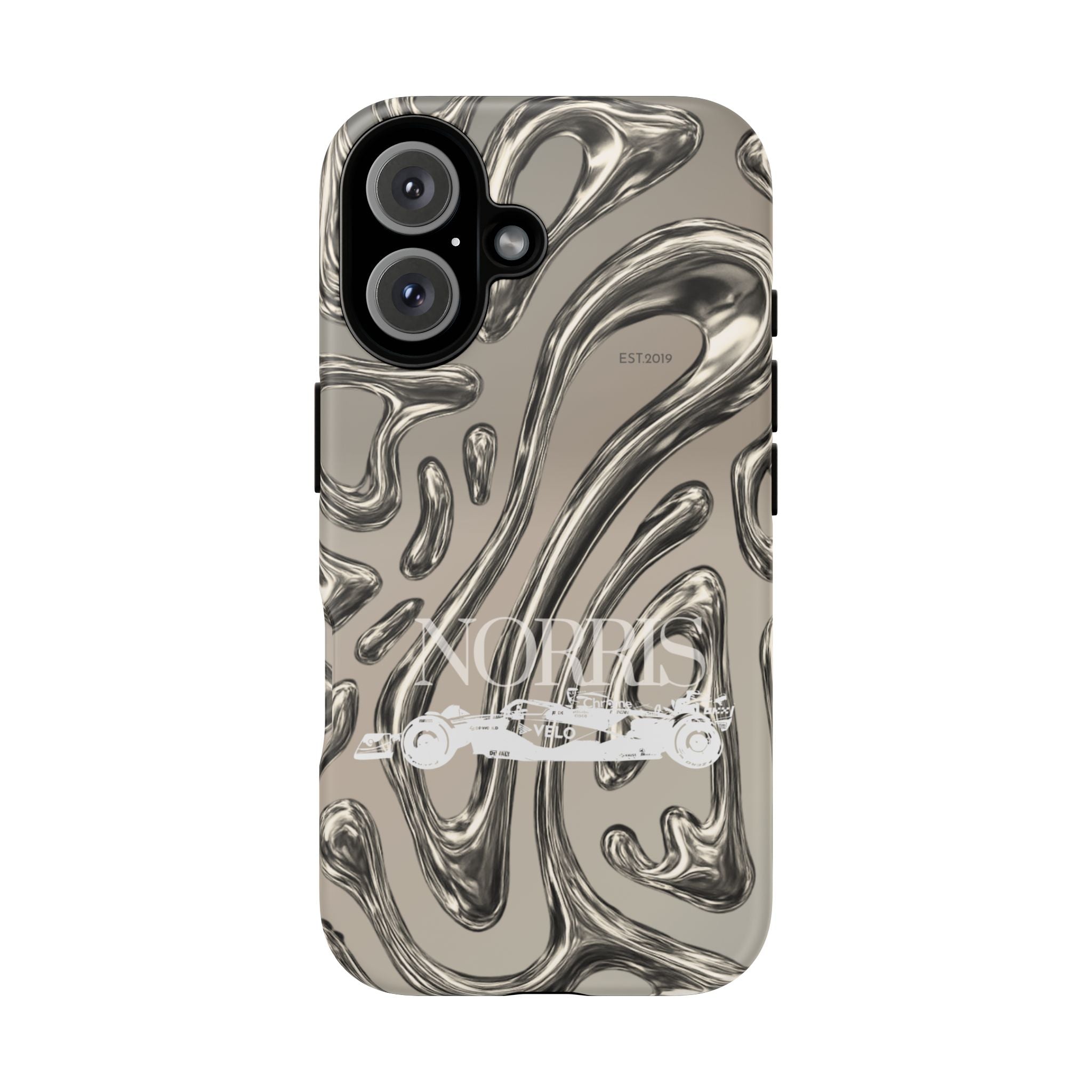 Lando Norris Chrome Phone Case (Glossy and Matte)