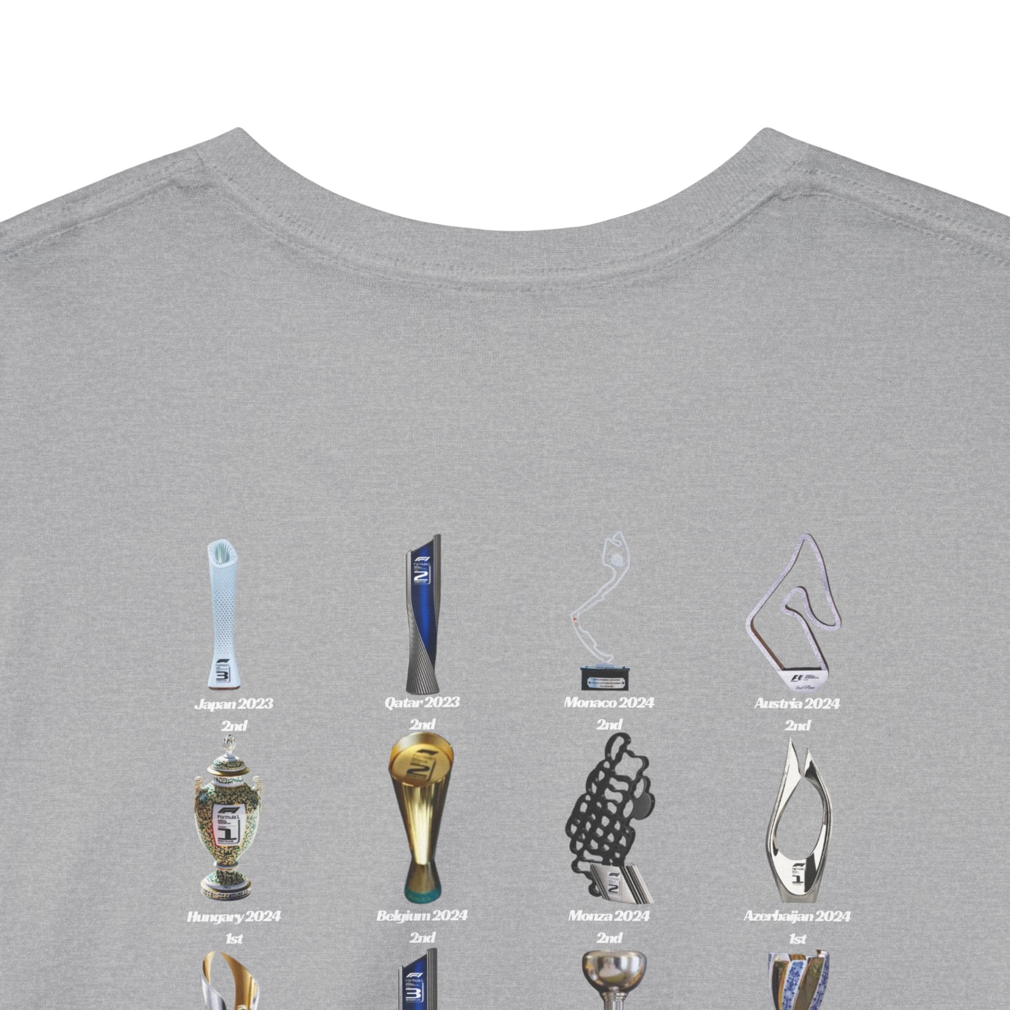 Oscar Piastri Cotton T-Shirt -  F1 Career Trophies