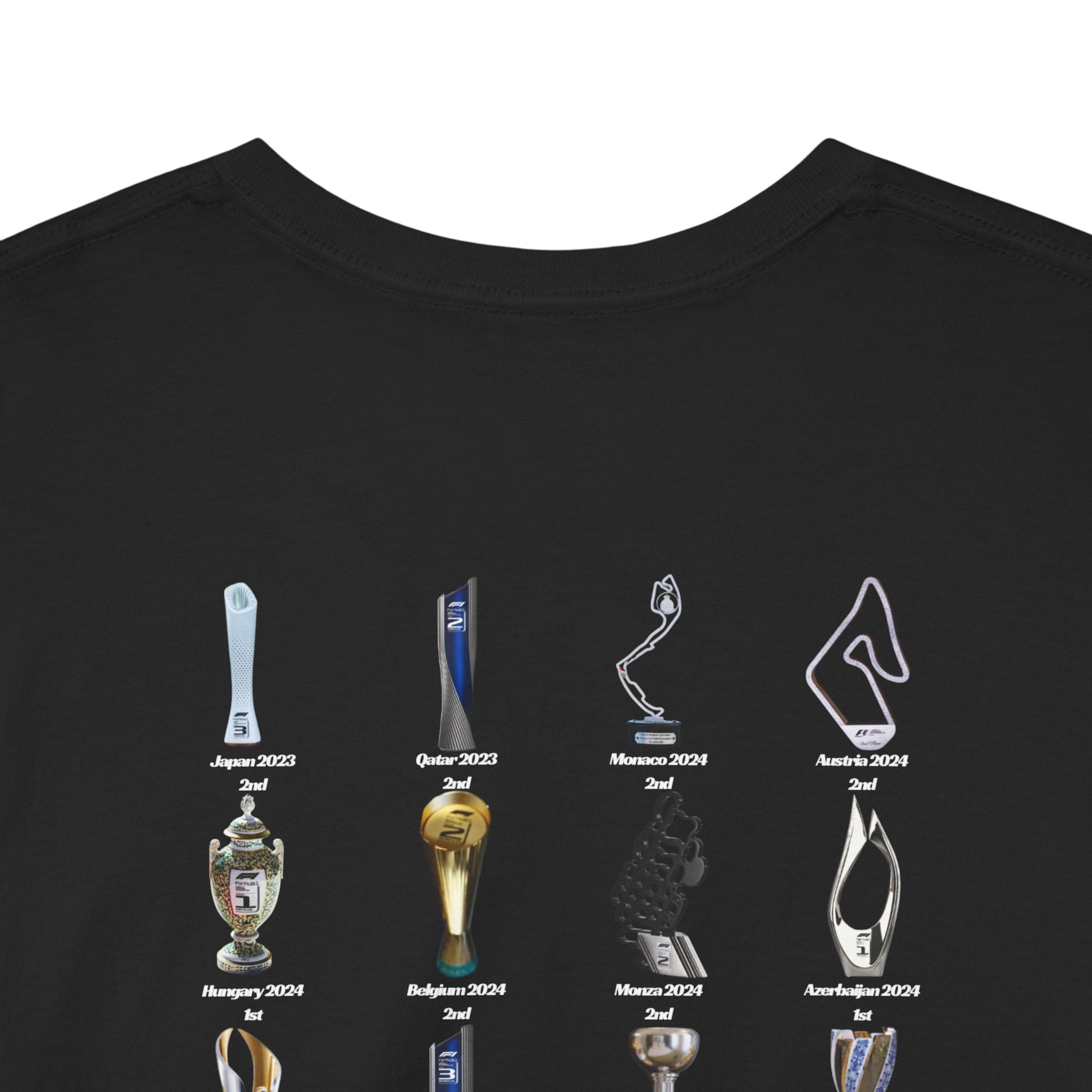 Oscar Piastri Cotton T-Shirt -  F1 Career Trophies
