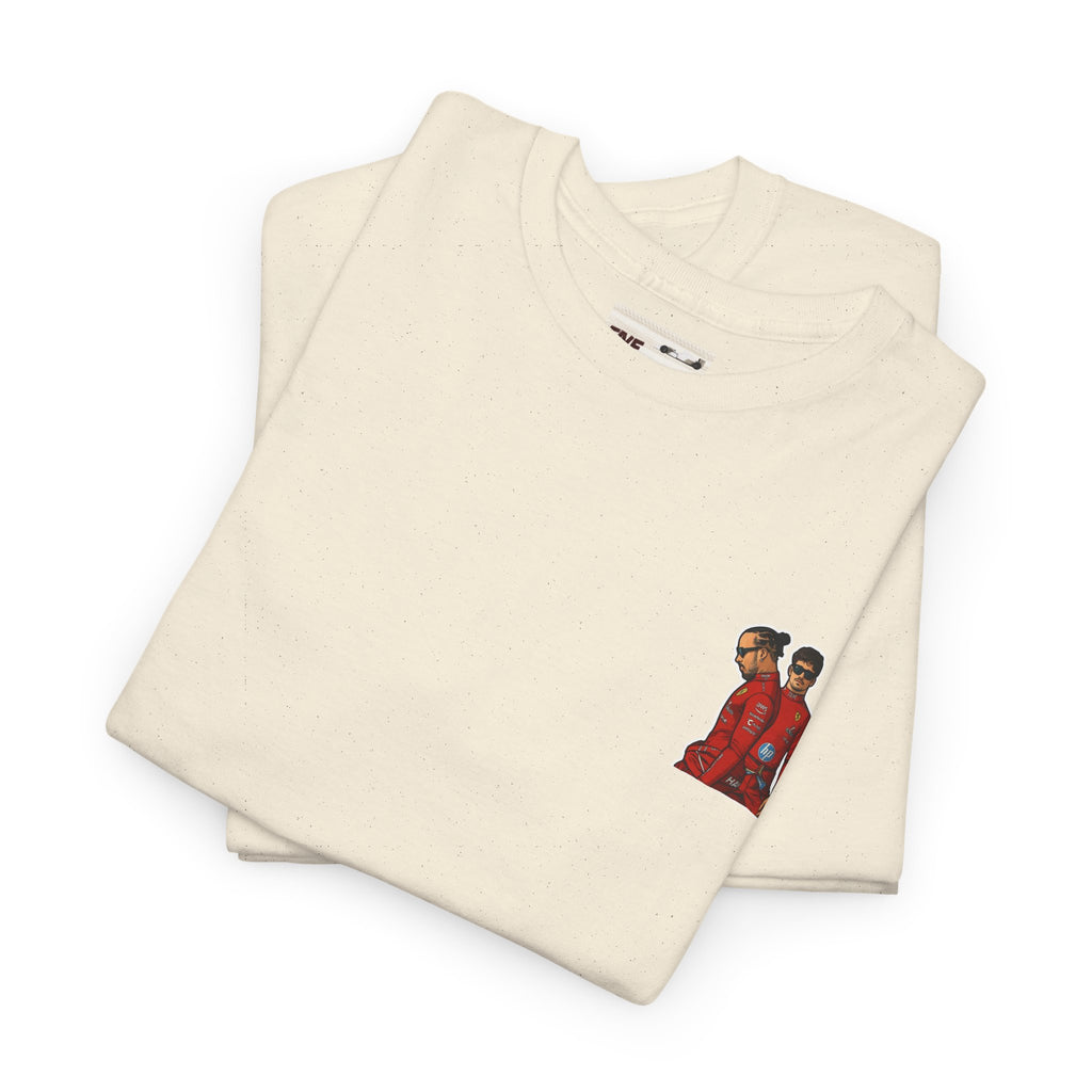 Charles Leclerc + Lewis Hamilton Cotton T-Shirt