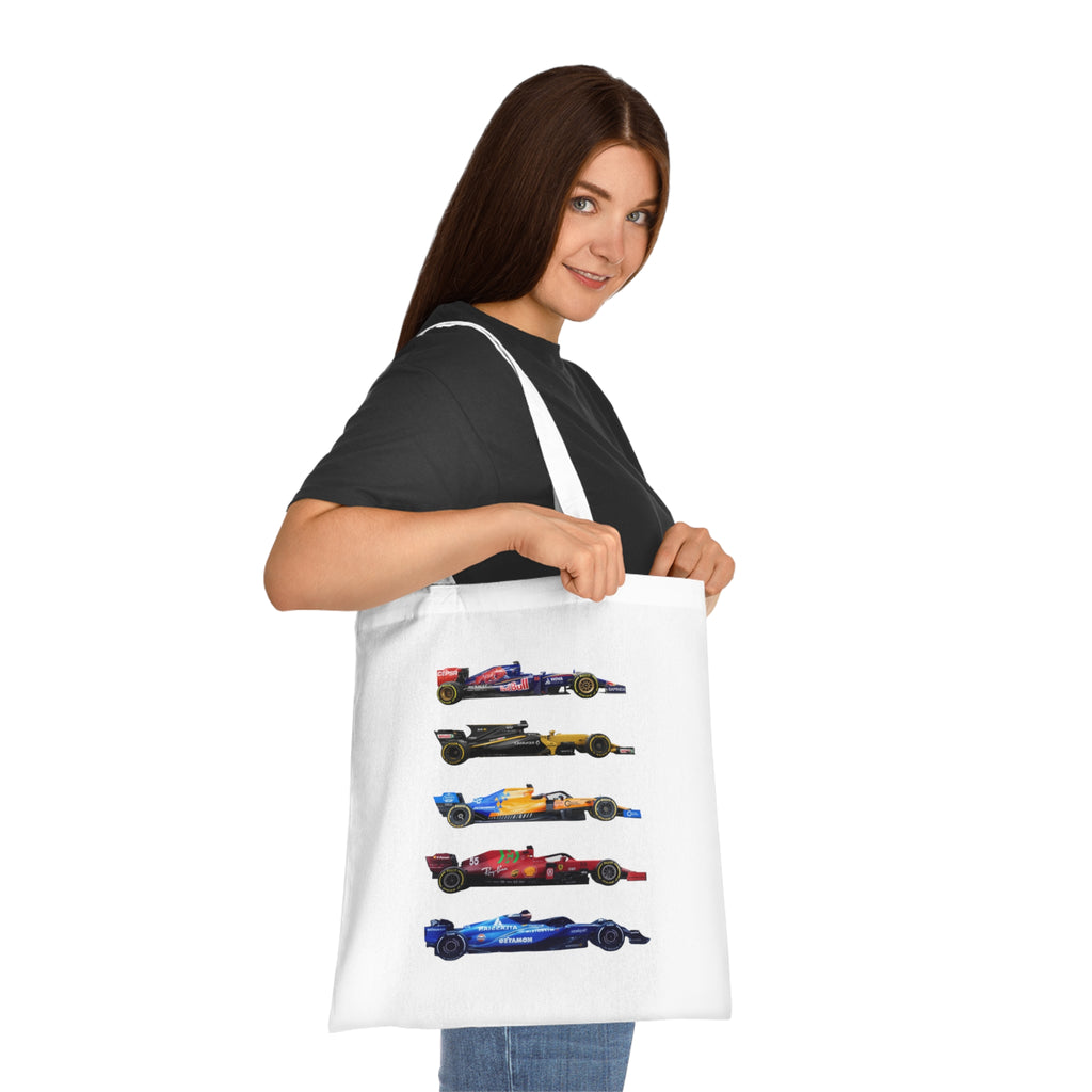 Carlos Sainz Tote Bag - Teams Throughout His F1 Career