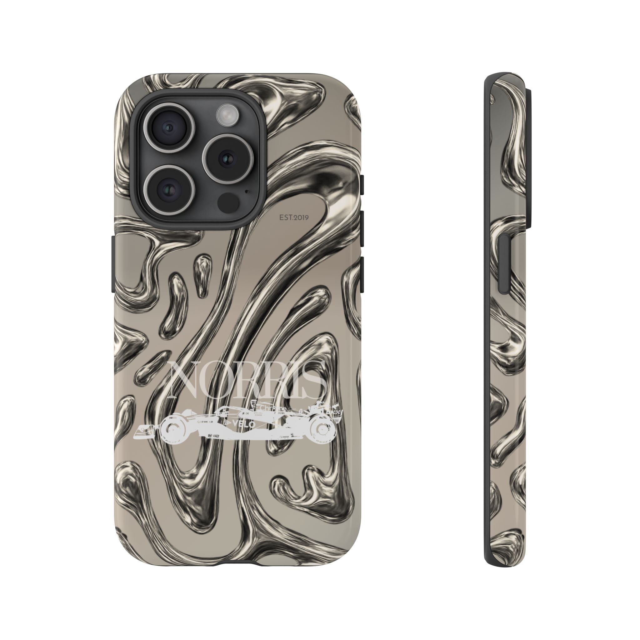 Lando Norris Chrome Phone Case (Glossy and Matte)