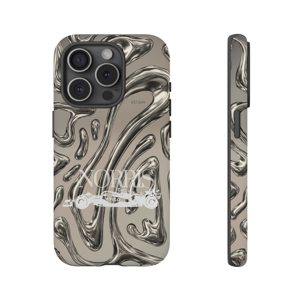 Lando Norris Chrome Phone Case (Glossy and Matte)