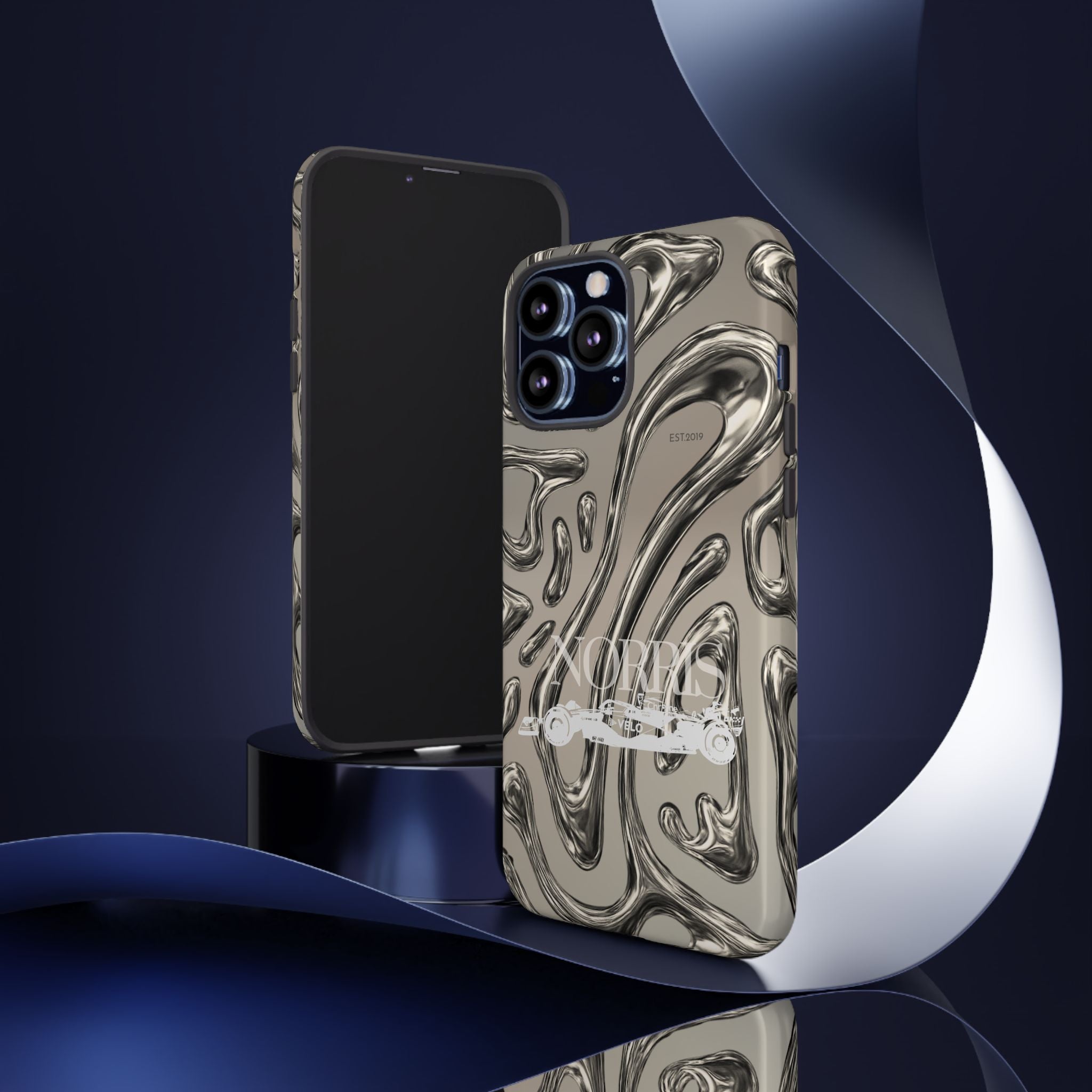 Lando Norris Chrome Phone Case (Glossy and Matte)