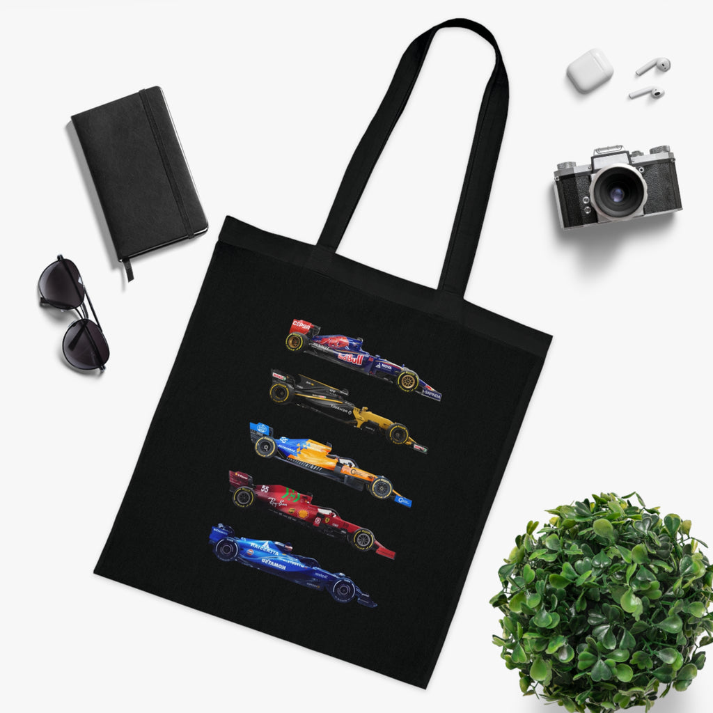 Carlos Sainz Tote Bag - Teams Throughout His F1 Career