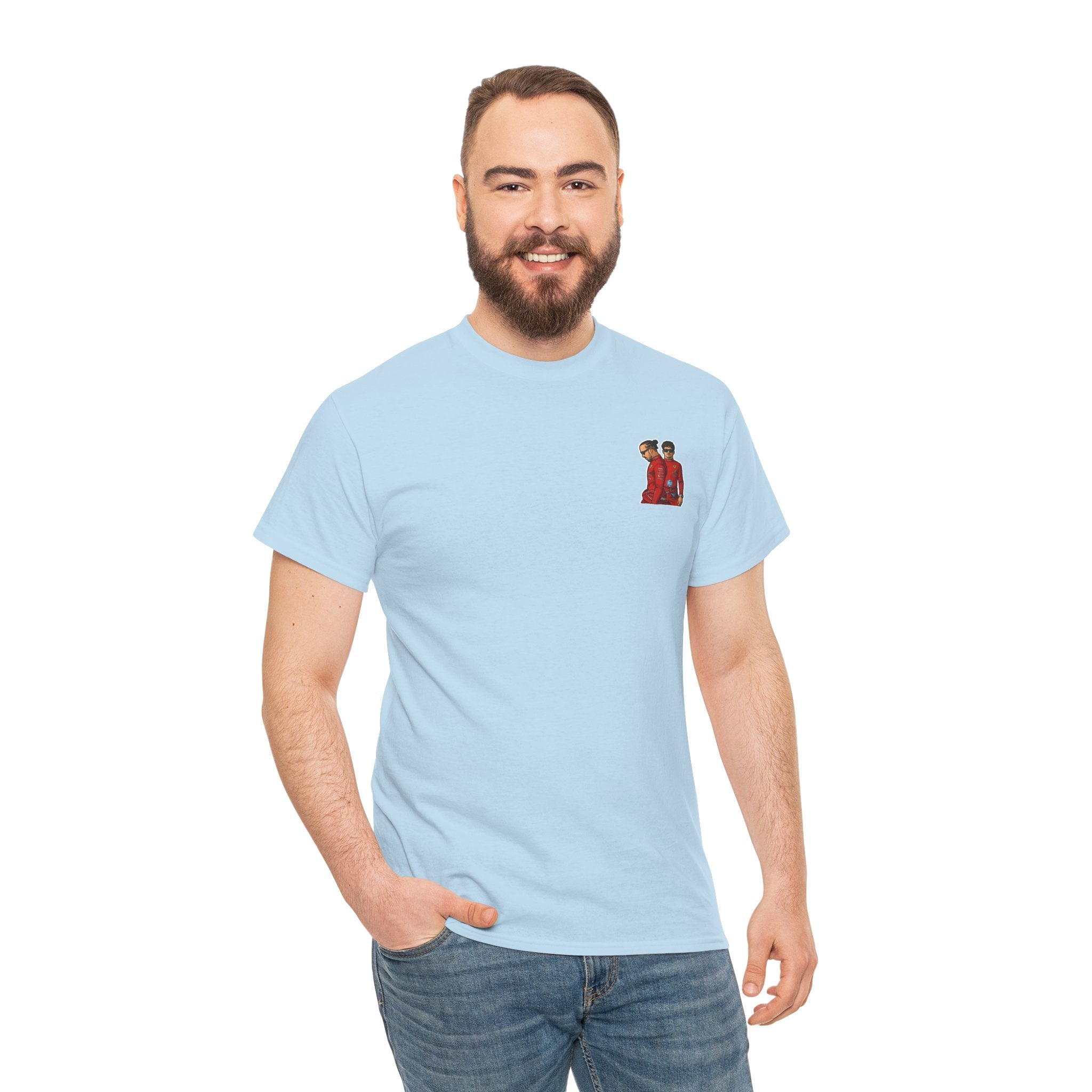 Charles Leclerc + Lewis Hamilton Cotton T-Shirt