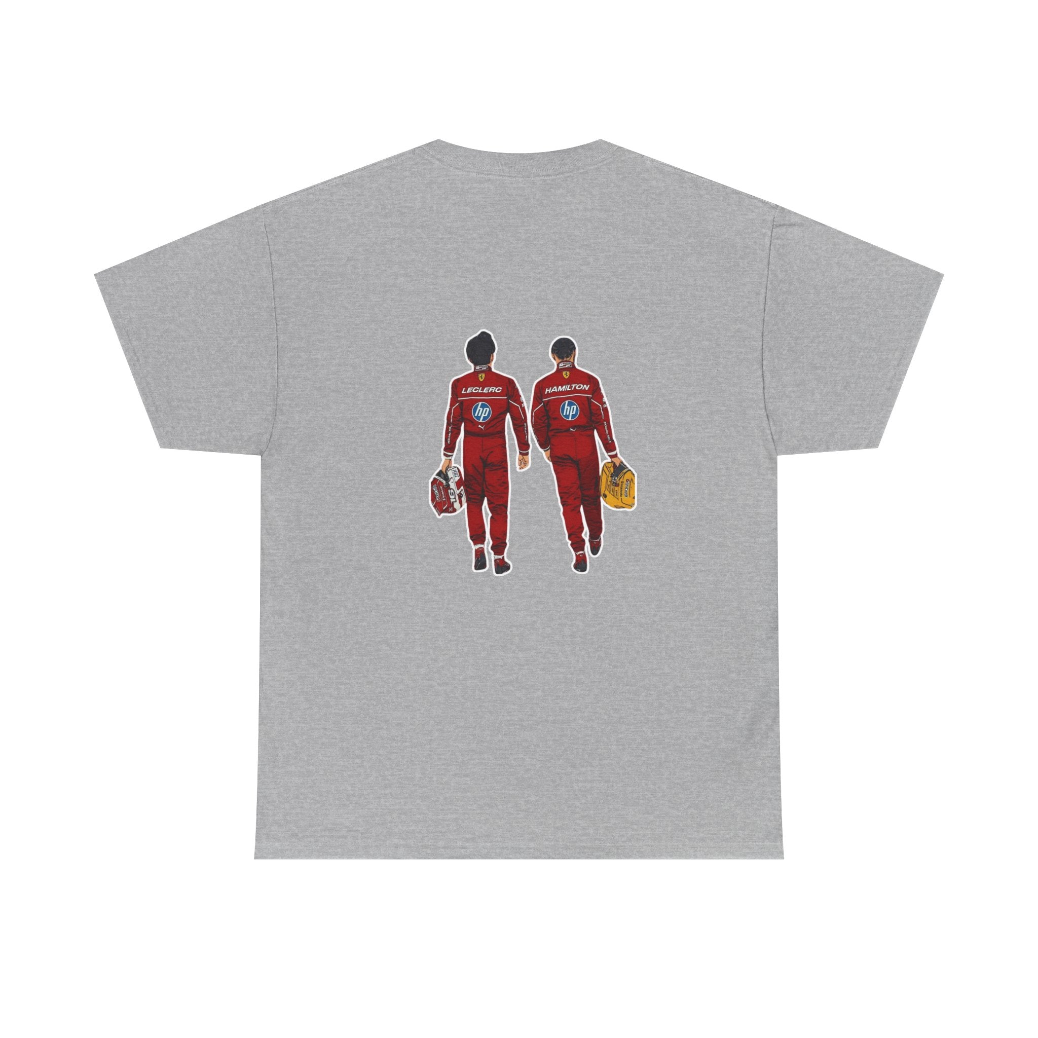 Charles Leclerc + Lewis Hamilton Cotton T-Shirt
