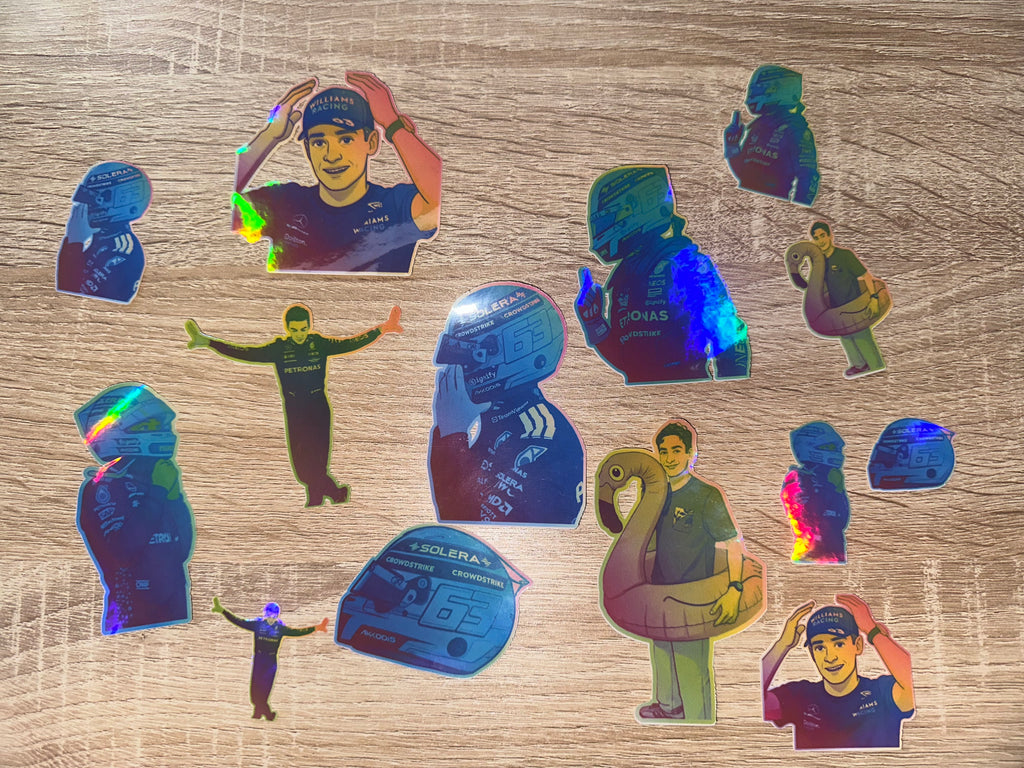 George Russell Stickers