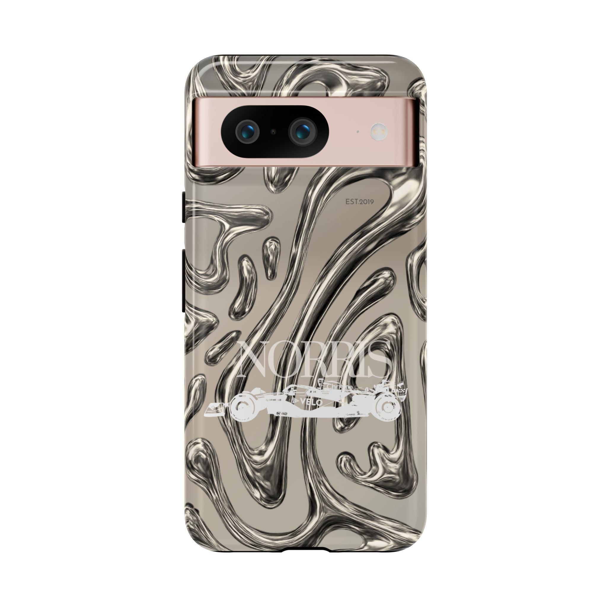 Lando Norris Chrome Phone Case (Glossy and Matte)