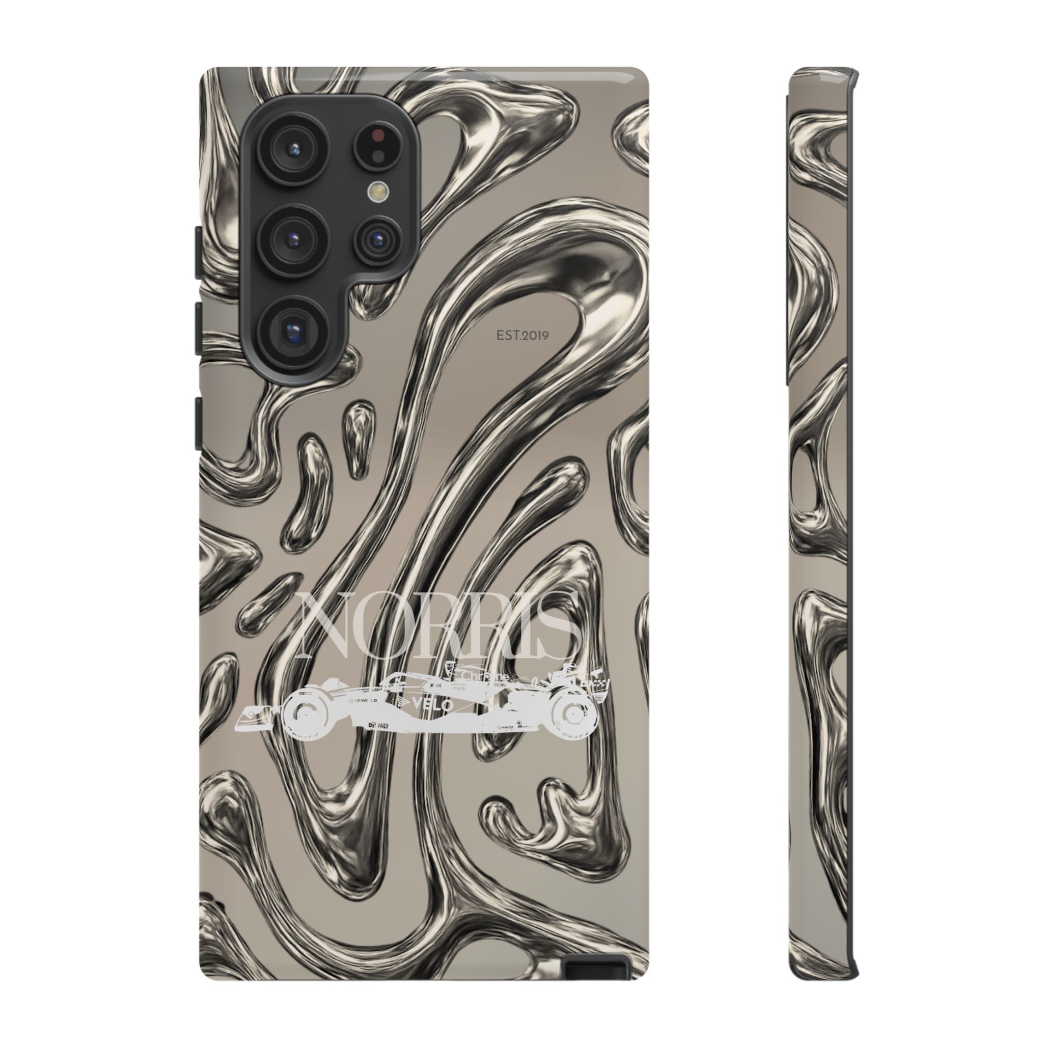 Lando Norris Chrome Phone Case (Glossy and Matte)
