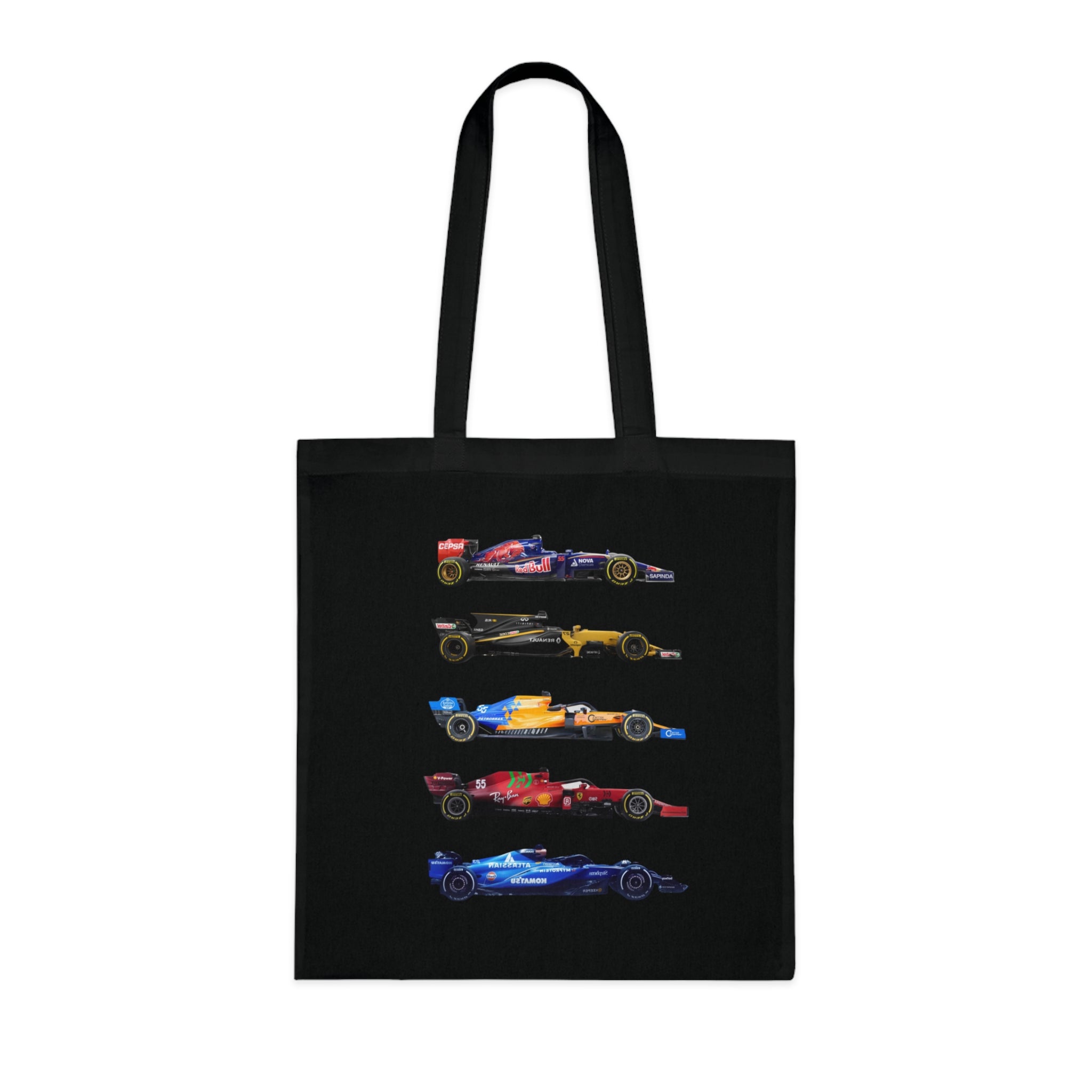 Carlos Sainz Tote Bag - Teams Throughout His F1 Career