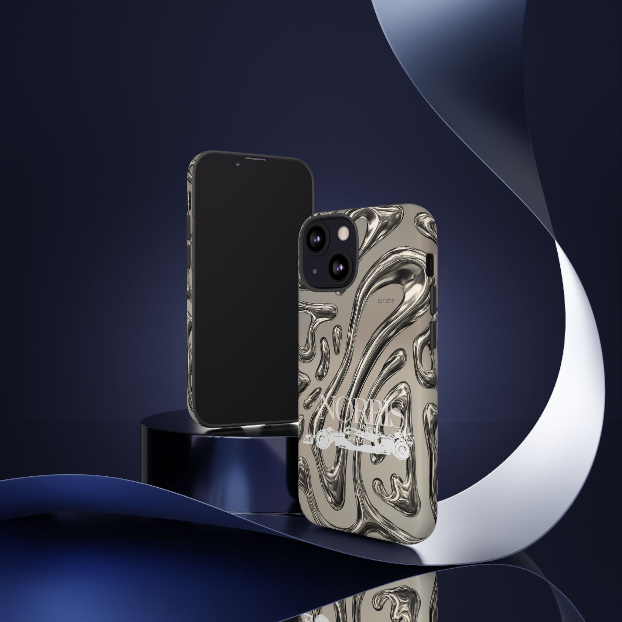 Lando Norris Chrome Phone Case (Glossy and Matte)