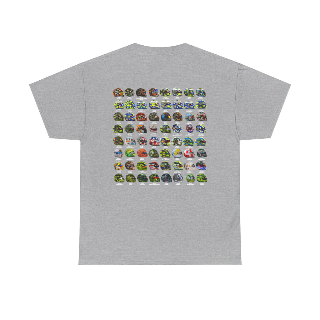Lando Norris T-Shirt - Every Helmet In His F1 Career