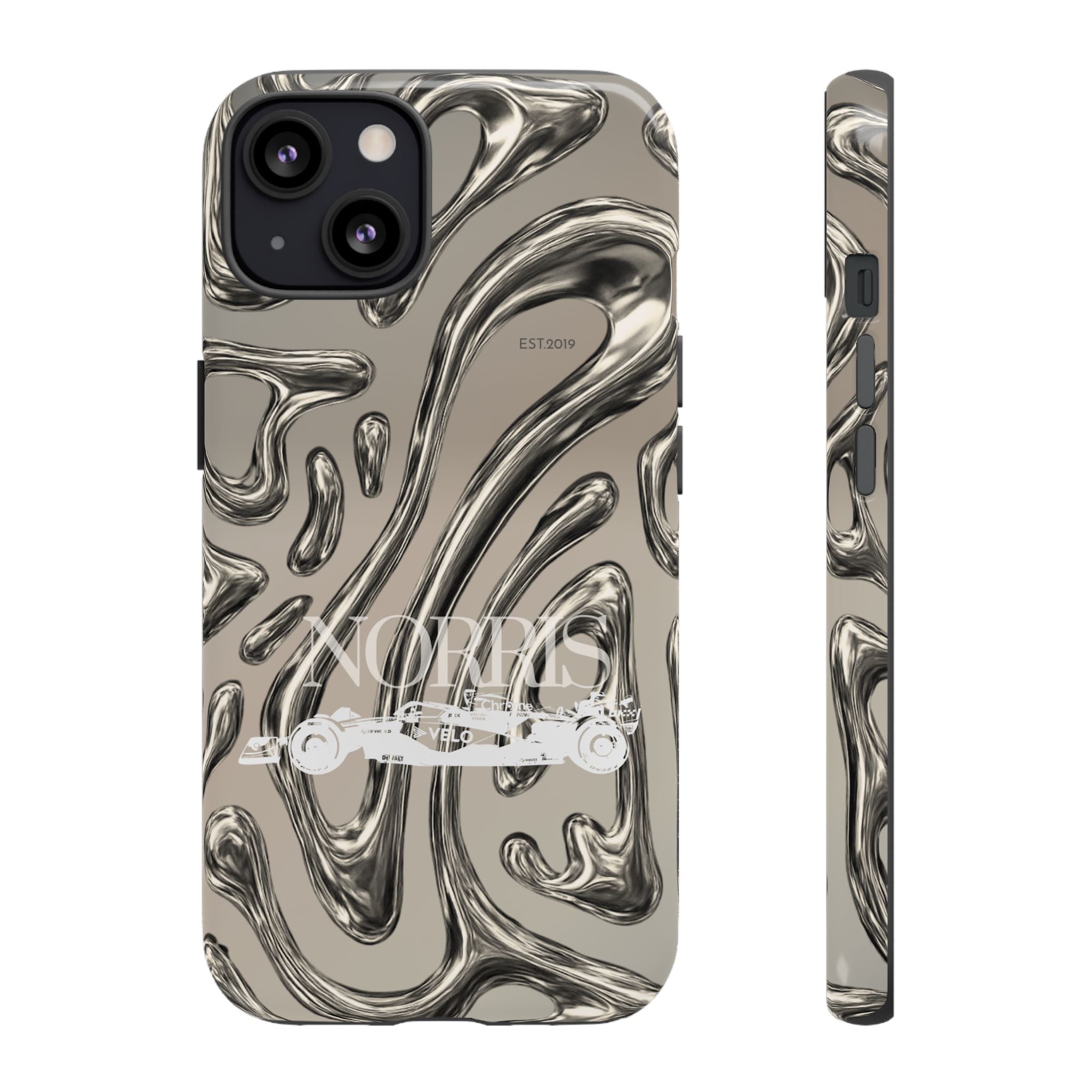 Lando Norris Chrome Phone Case (Glossy and Matte)