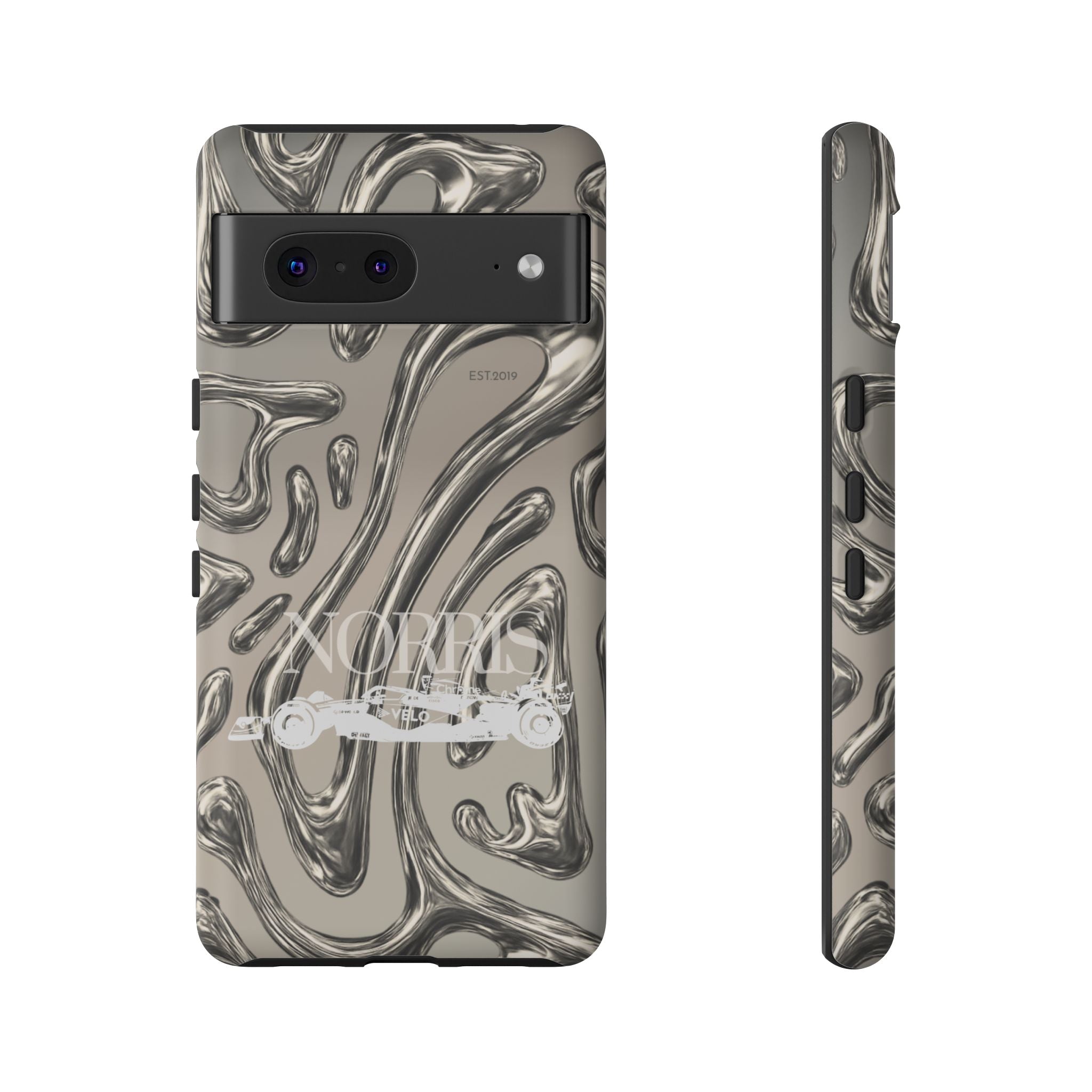 Lando Norris Chrome Phone Case (Glossy and Matte)