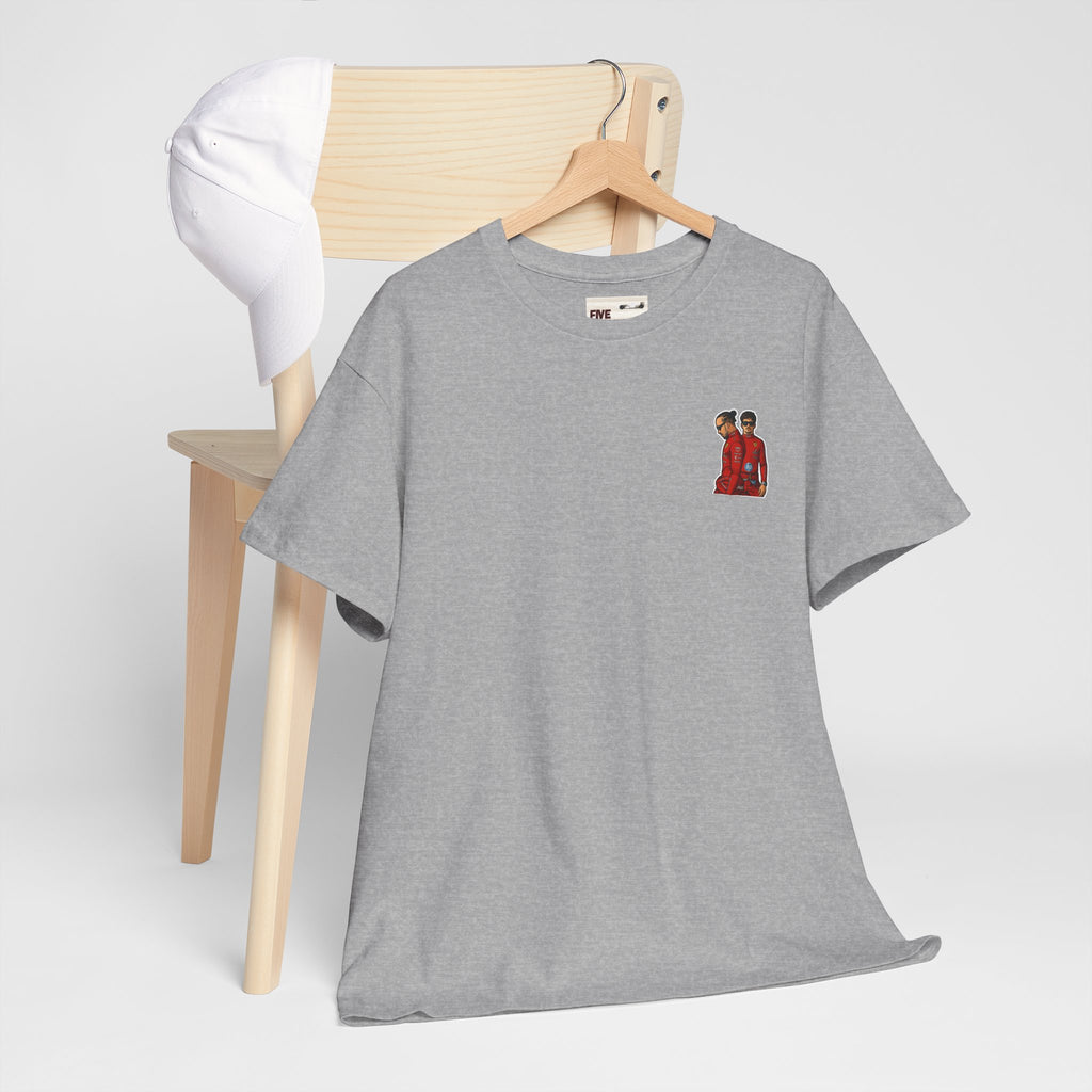 Charles Leclerc + Lewis Hamilton Cotton T-Shirt