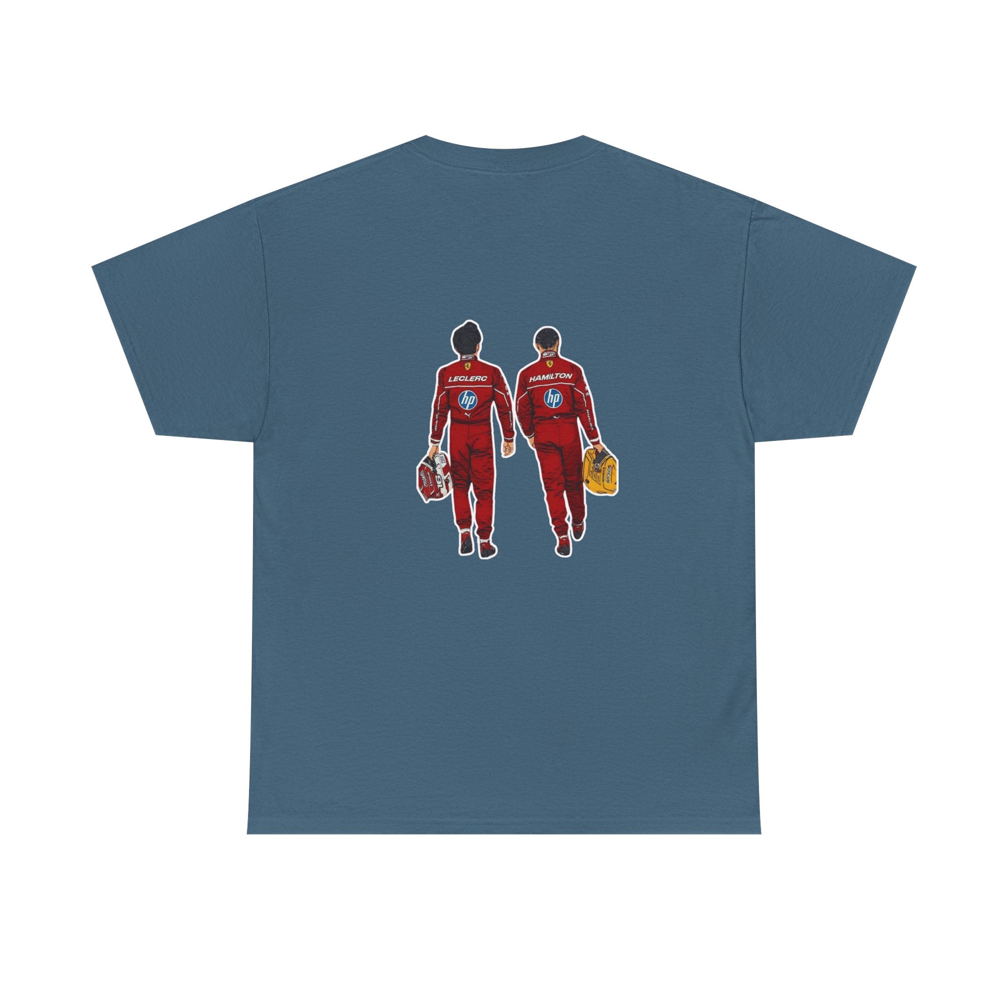 Charles Leclerc + Lewis Hamilton Cotton T-Shirt