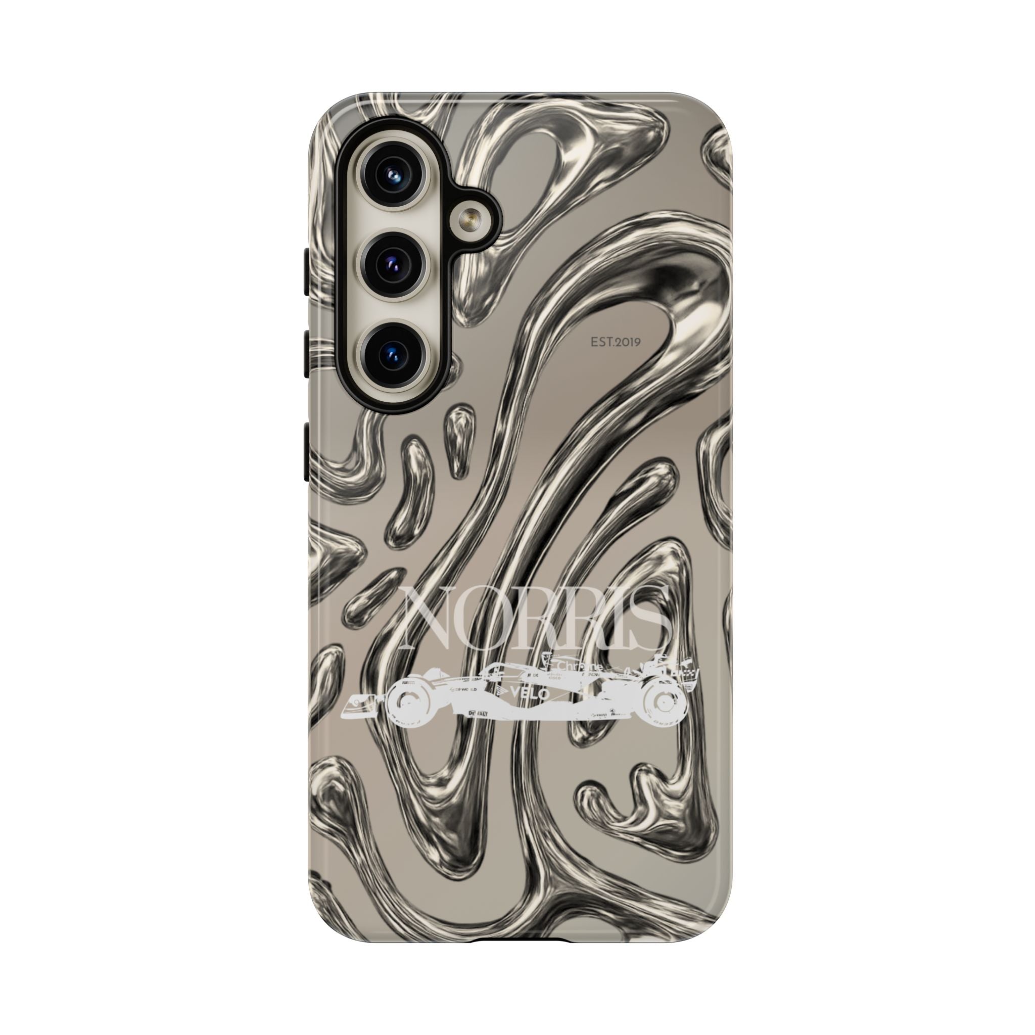 Lando Norris Chrome Phone Case (Glossy and Matte)