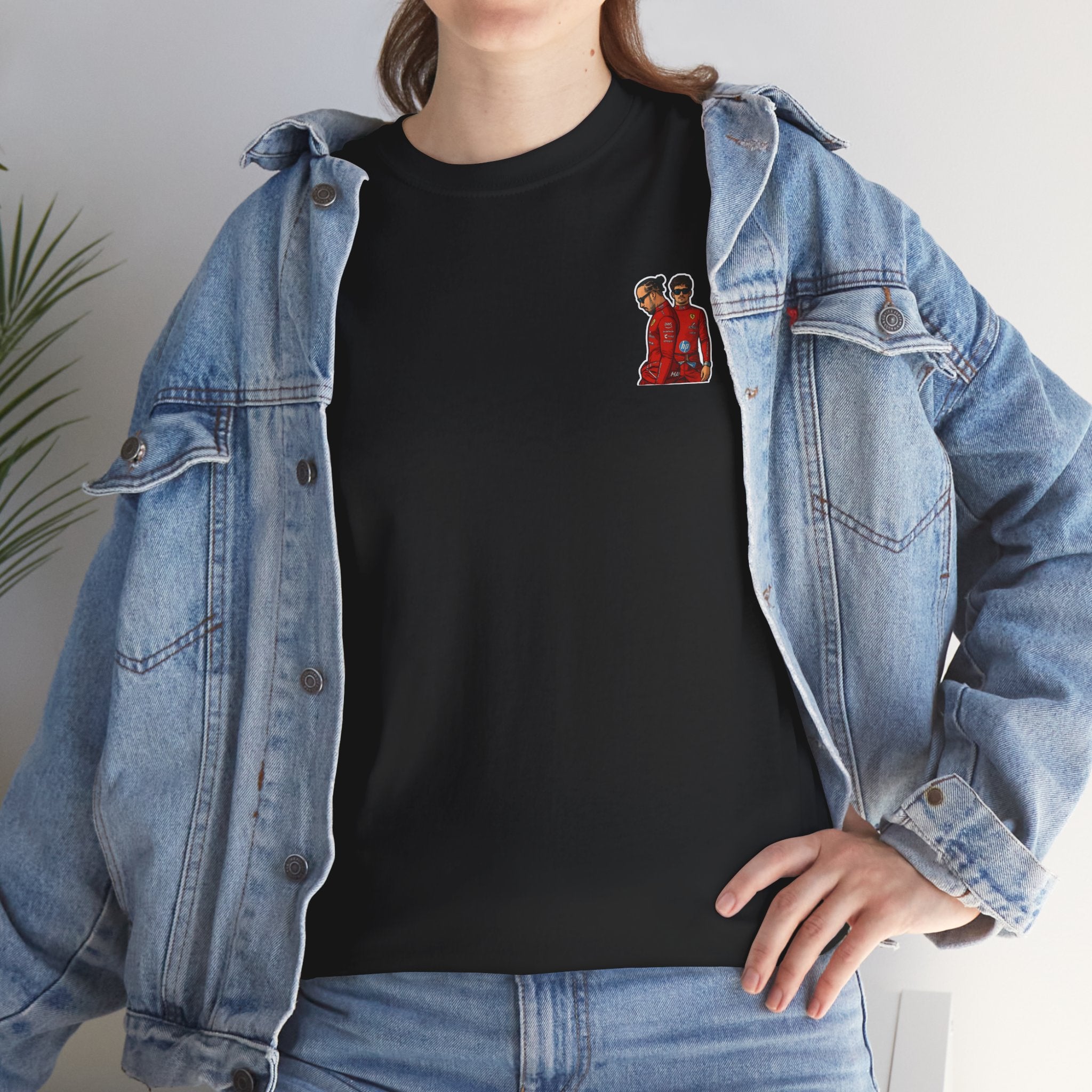 Charles Leclerc + Lewis Hamilton Cotton T-Shirt