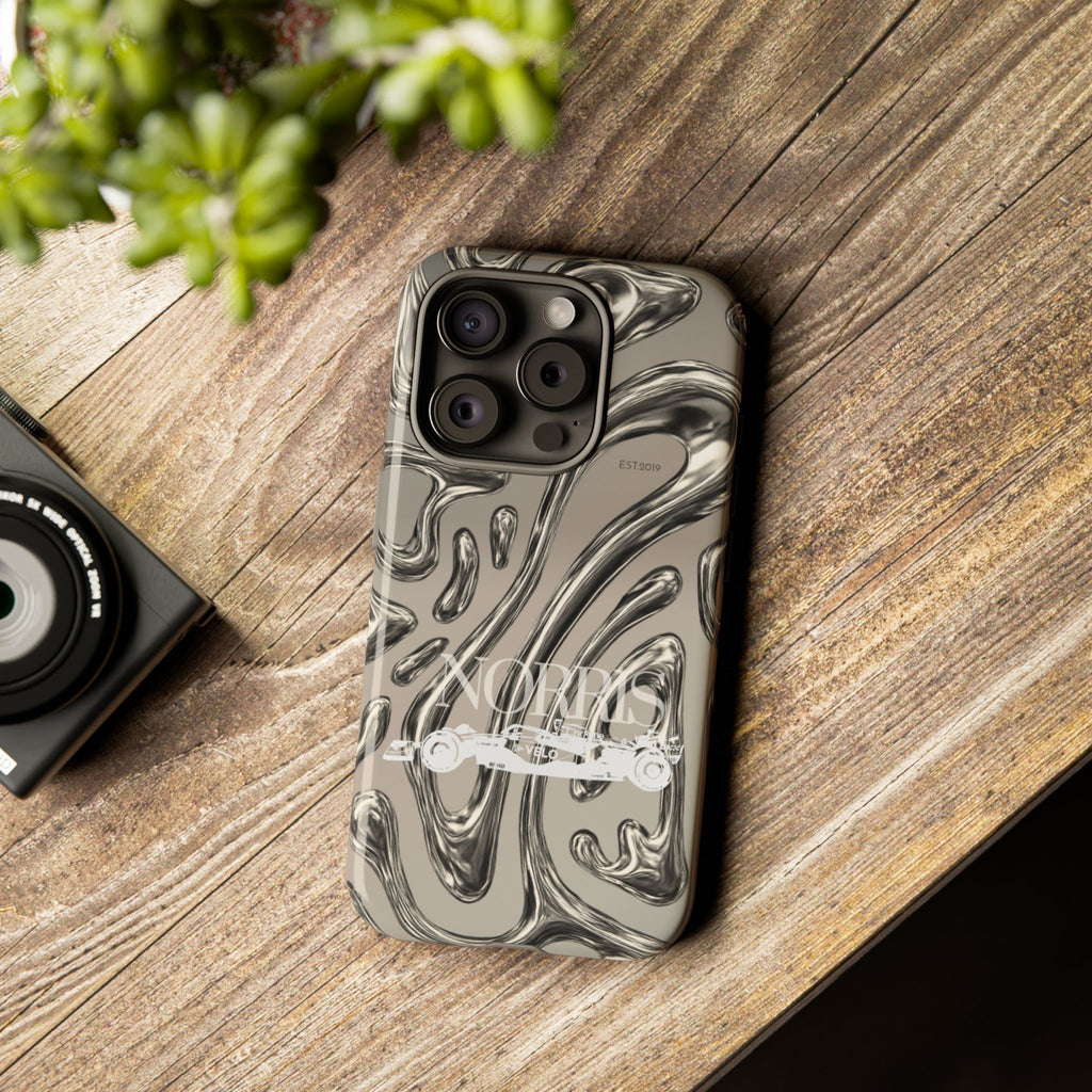 Lando Norris Chrome Phone Case (Glossy and Matte)