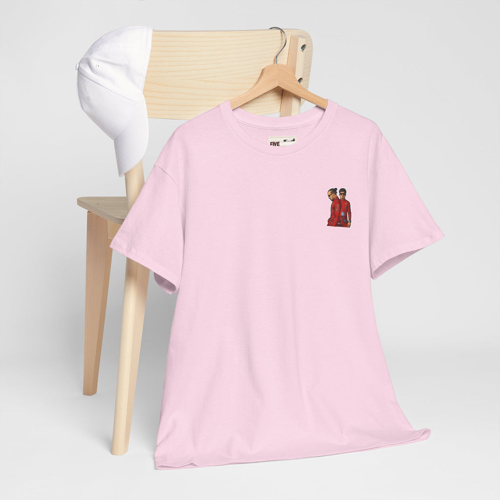 Charles Leclerc + Lewis Hamilton Cotton T-Shirt