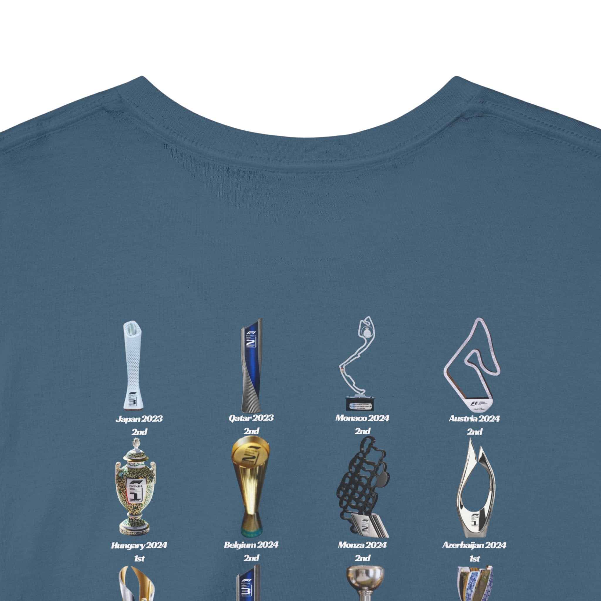 Oscar Piastri Cotton T-Shirt -  F1 Career Trophies