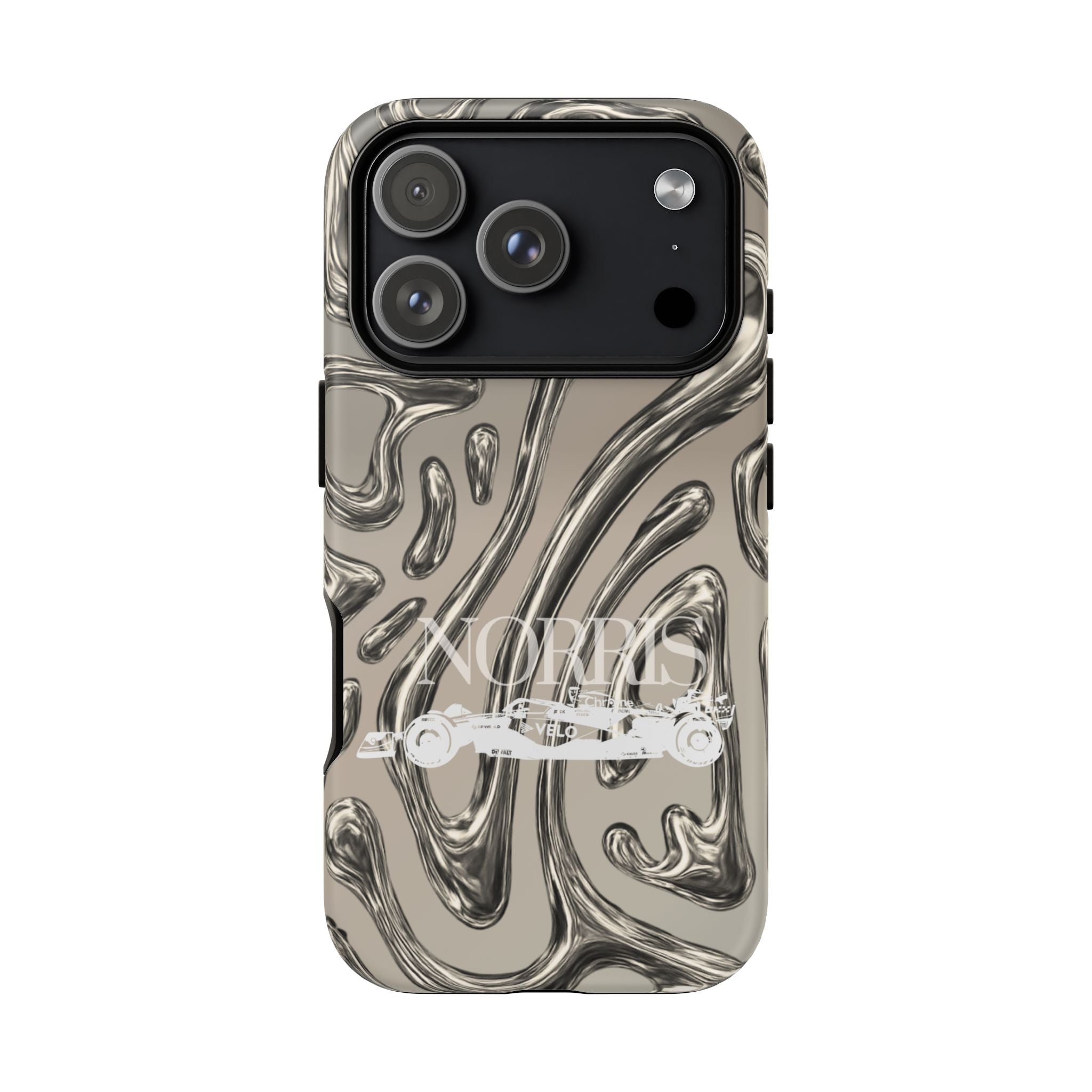 Lando Norris Chrome Phone Case (Glossy and Matte)
