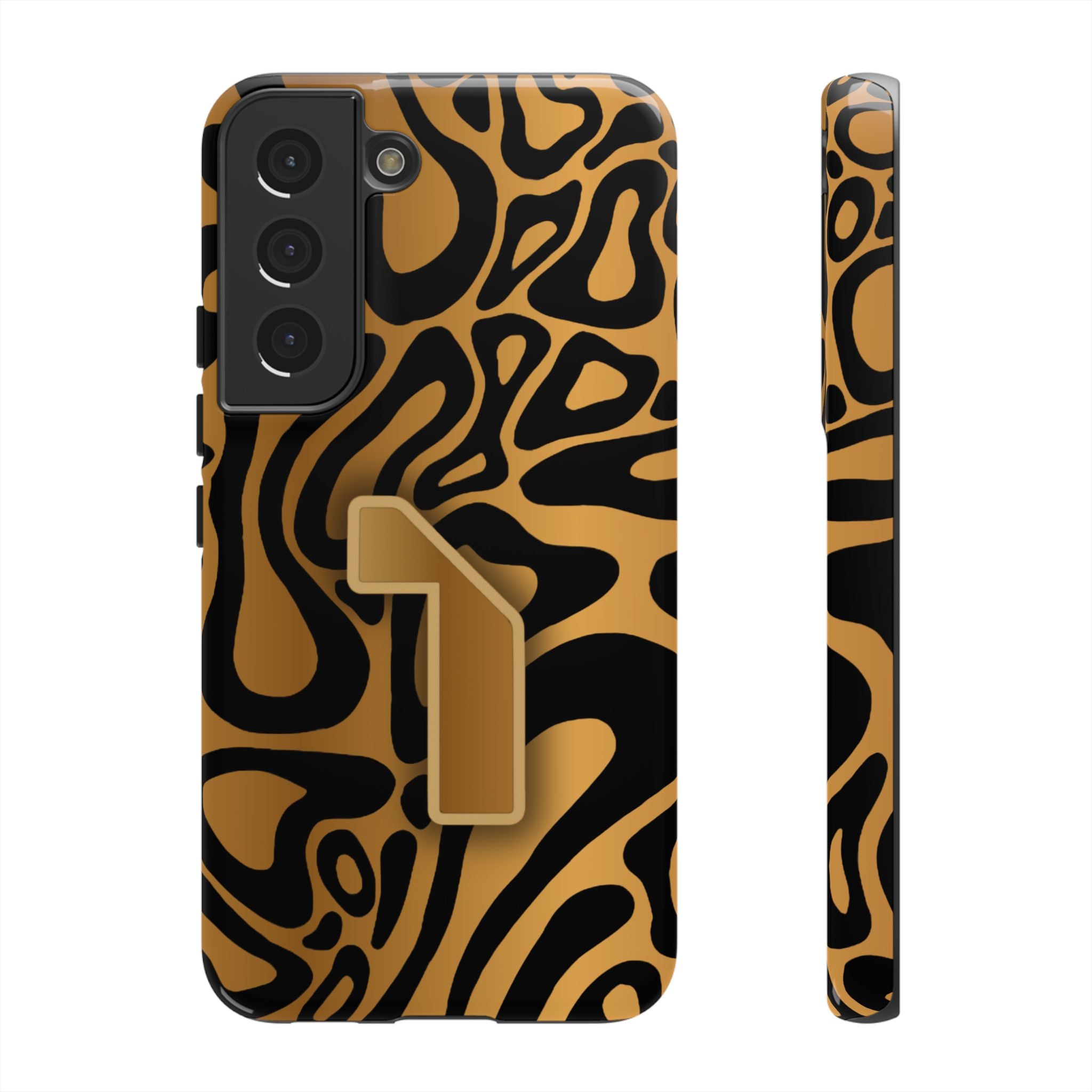 Lando Norris Championship Gold Blob Phone Case (Glossy and Matte)
