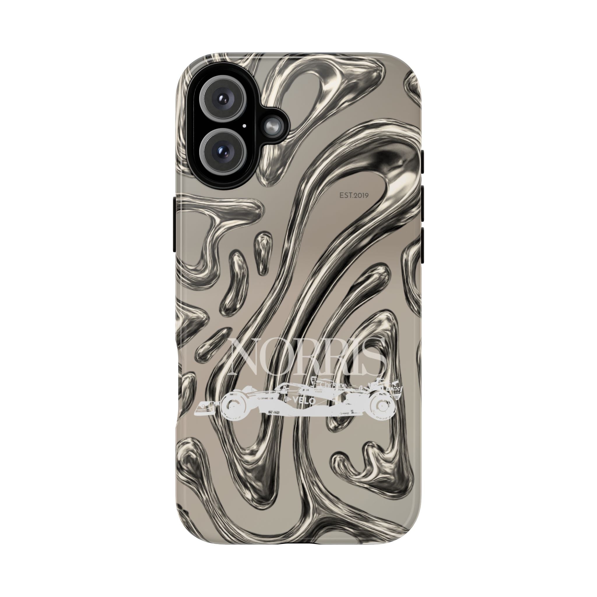 Lando Norris Chrome Phone Case (Glossy and Matte)