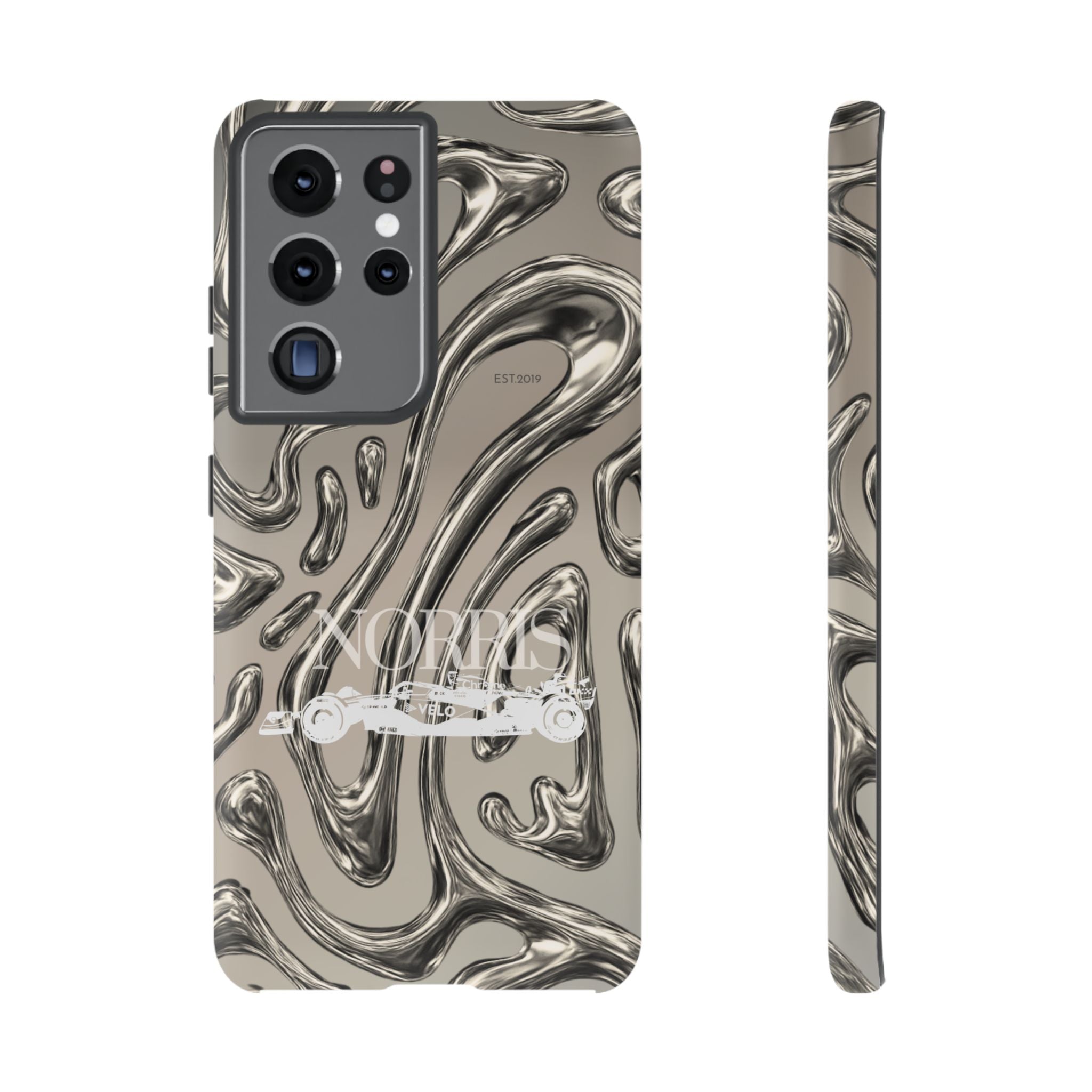 Lando Norris Chrome Phone Case (Glossy and Matte)