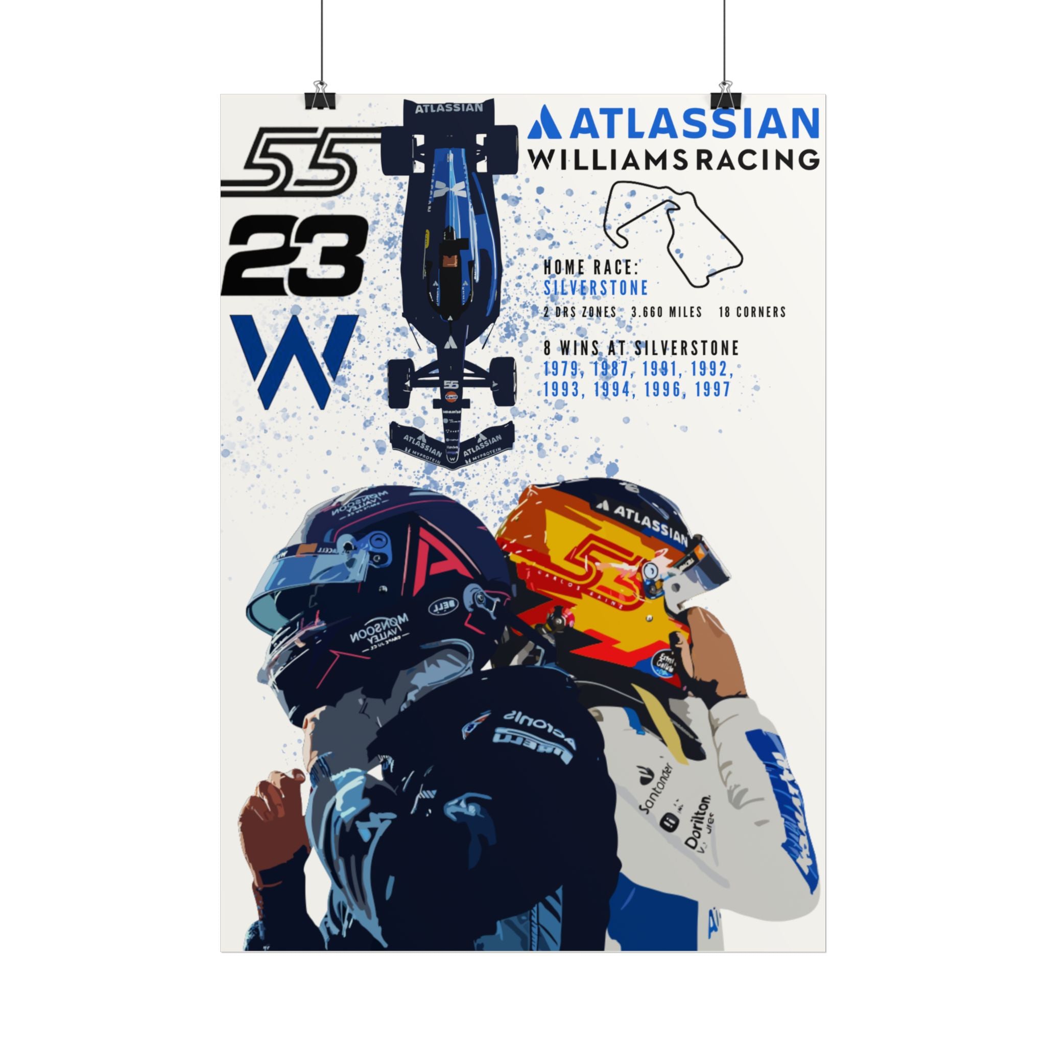 Williams F1 Poster