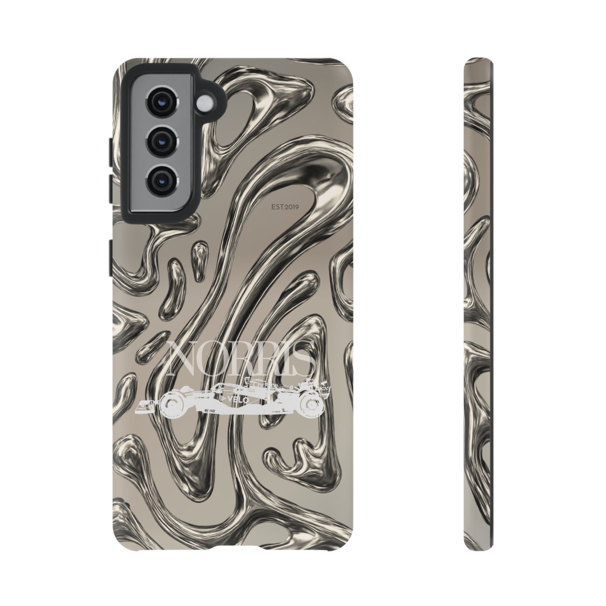 Lando Norris Chrome Phone Case (Glossy and Matte)