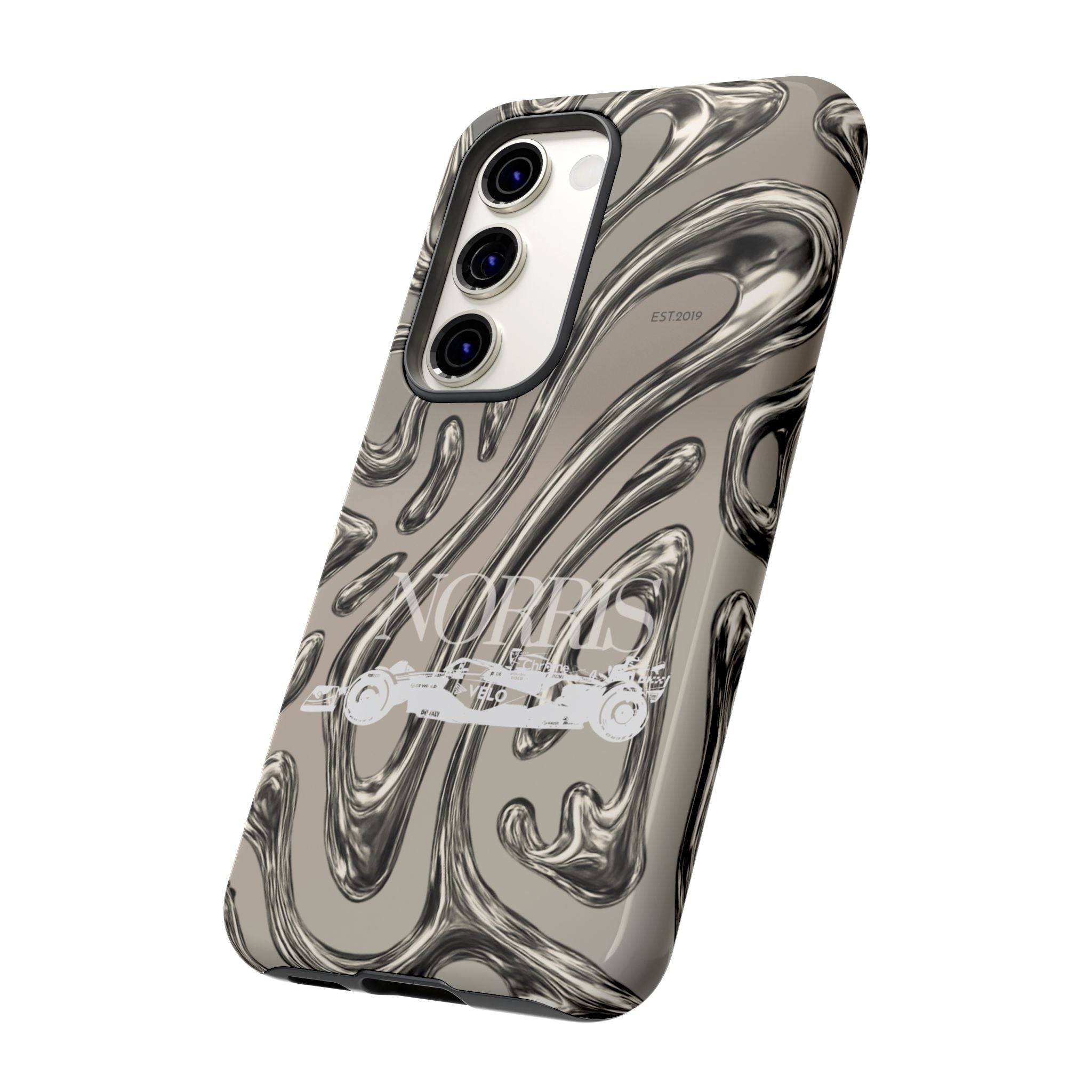 Lando Norris Chrome Phone Case (Glossy and Matte)
