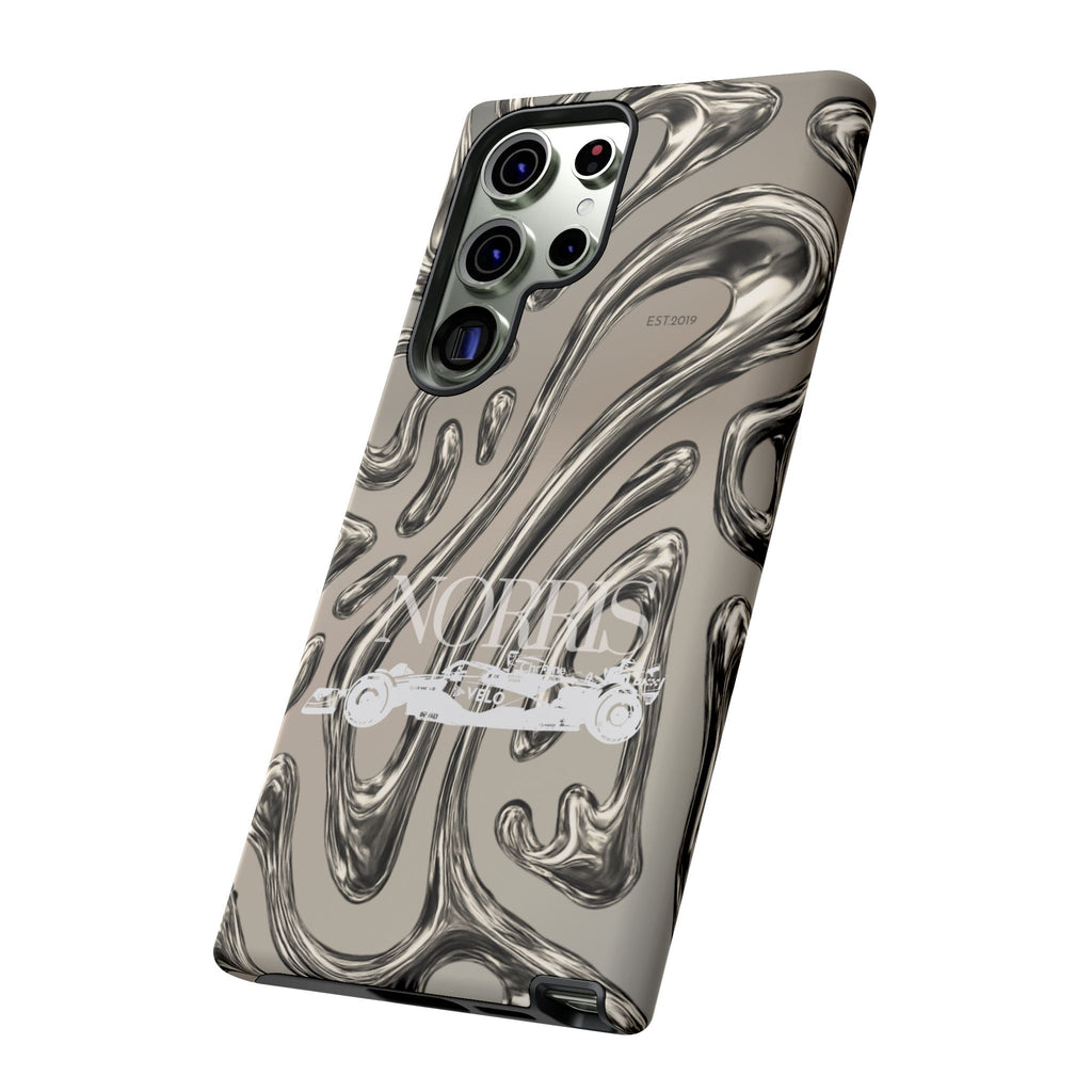 Lando Norris Chrome Phone Case (Glossy and Matte)