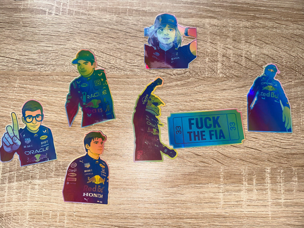 Max Verstappen Stickers